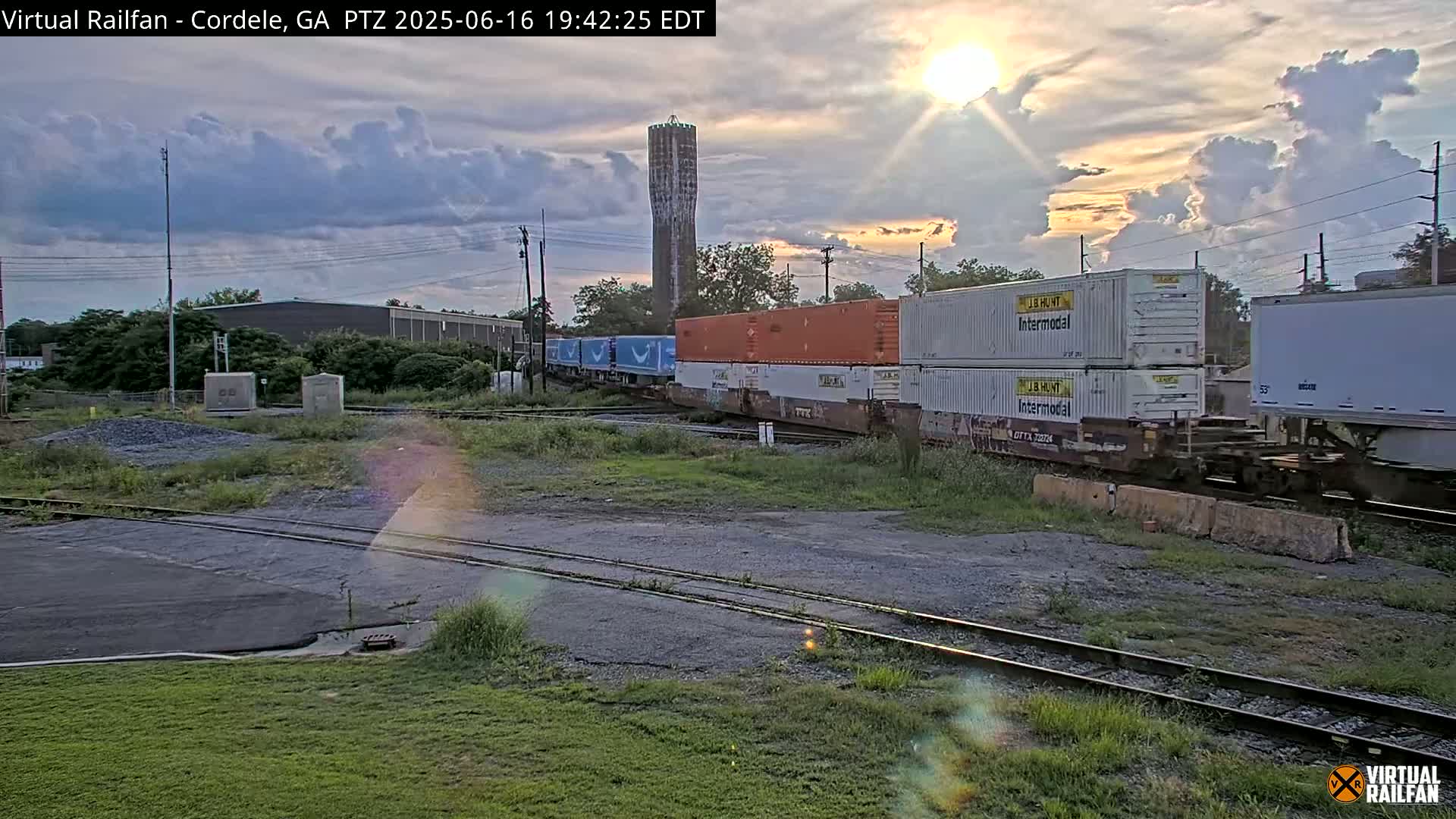 Cordele Railway Park &  CSX/NS&NOG Trains Junction Live Cam - Cordele, Crisp, Georgia, USA | Virtual Railfan  LIVE ! 2025-03-09 23:19