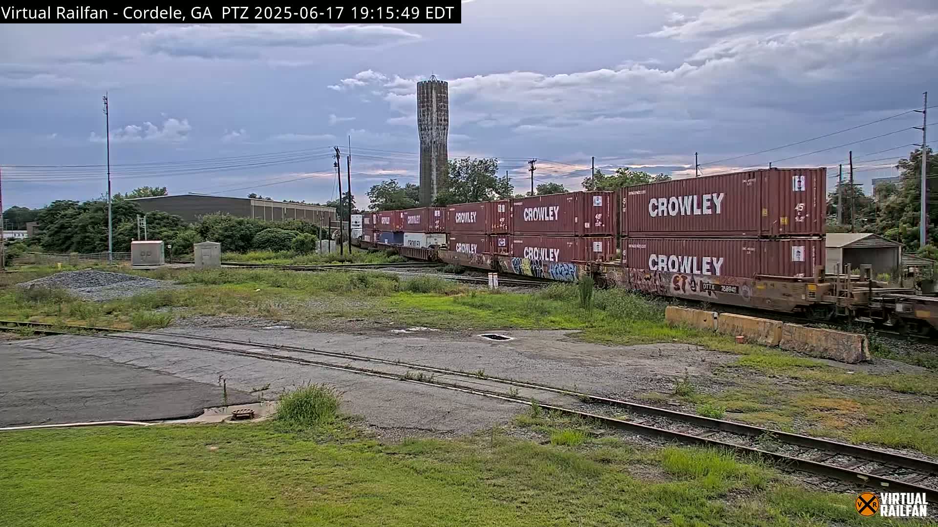 Cordele Railway Park &  CSX/NS&NOG Trains Junction Live Cam - Cordele, Crisp, Georgia, USA | Virtual Railfan  LIVE ! 2025-03-09 23:19