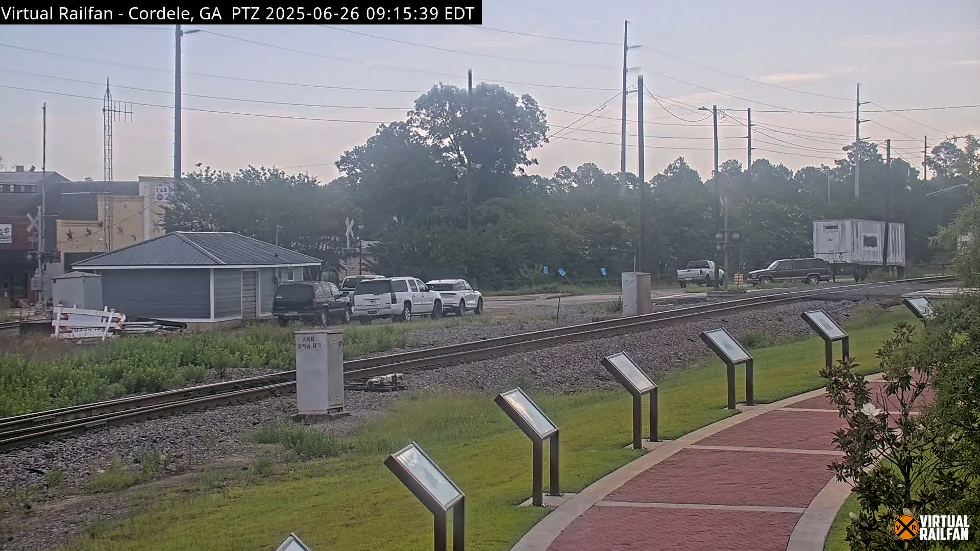 Cordele Railway Park &  CSX/NS&NOG Trains Junction Live Cam - Cordele, Crisp, Georgia, USA | Virtual Railfan  LIVE ! 2025-03-09 23:19