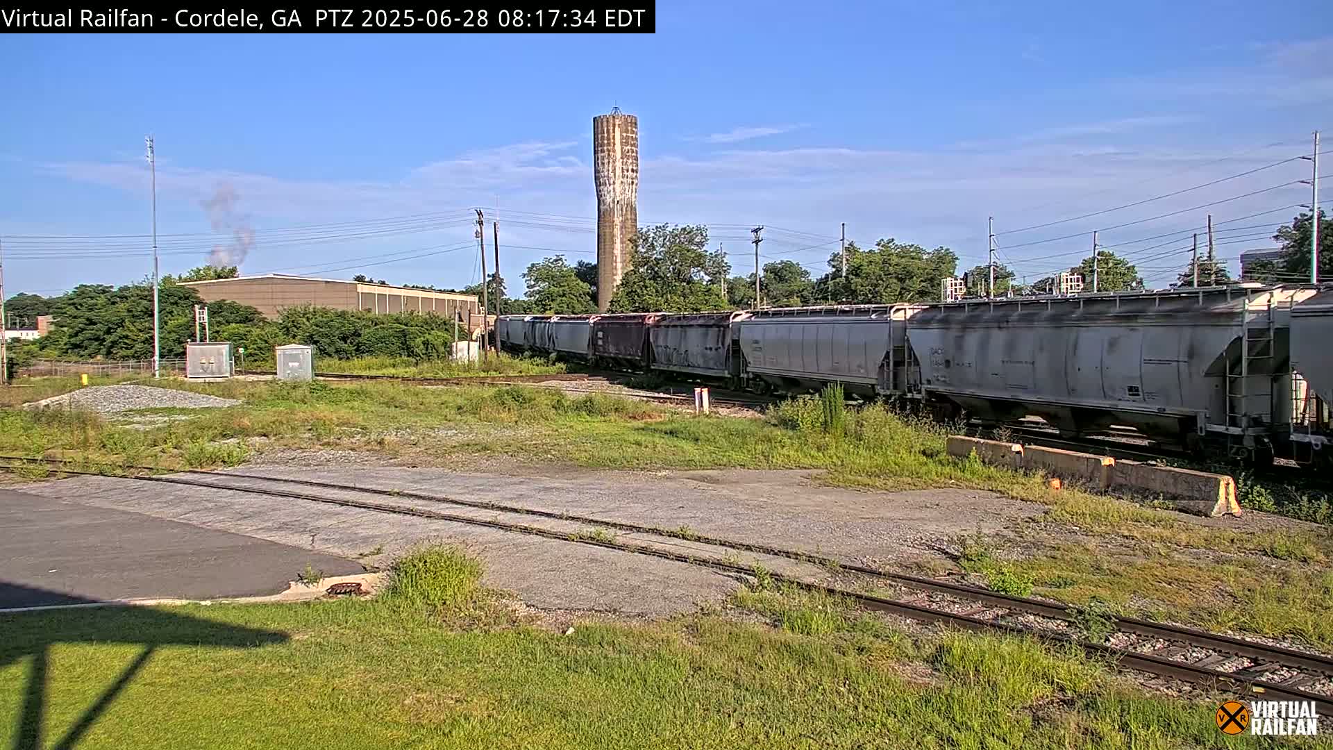 Cordele Railway Park &  CSX/NS&NOG Trains Junction Live Cam - Cordele, Crisp, Georgia, USA | Virtual Railfan  LIVE ! 2025-03-09 23:19