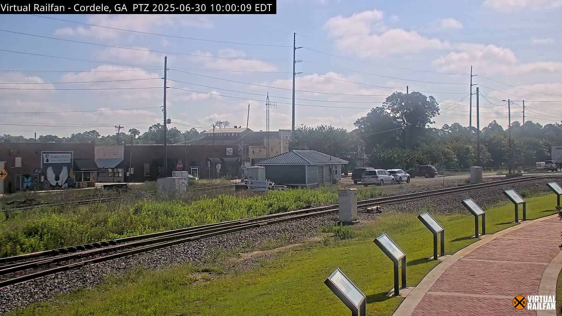 Cordele Railway Park &  CSX/NS&NOG Trains Junction Live Cam - Cordele, Crisp, Georgia, USA | Virtual Railfan  LIVE ! 2025-03-09 23:19