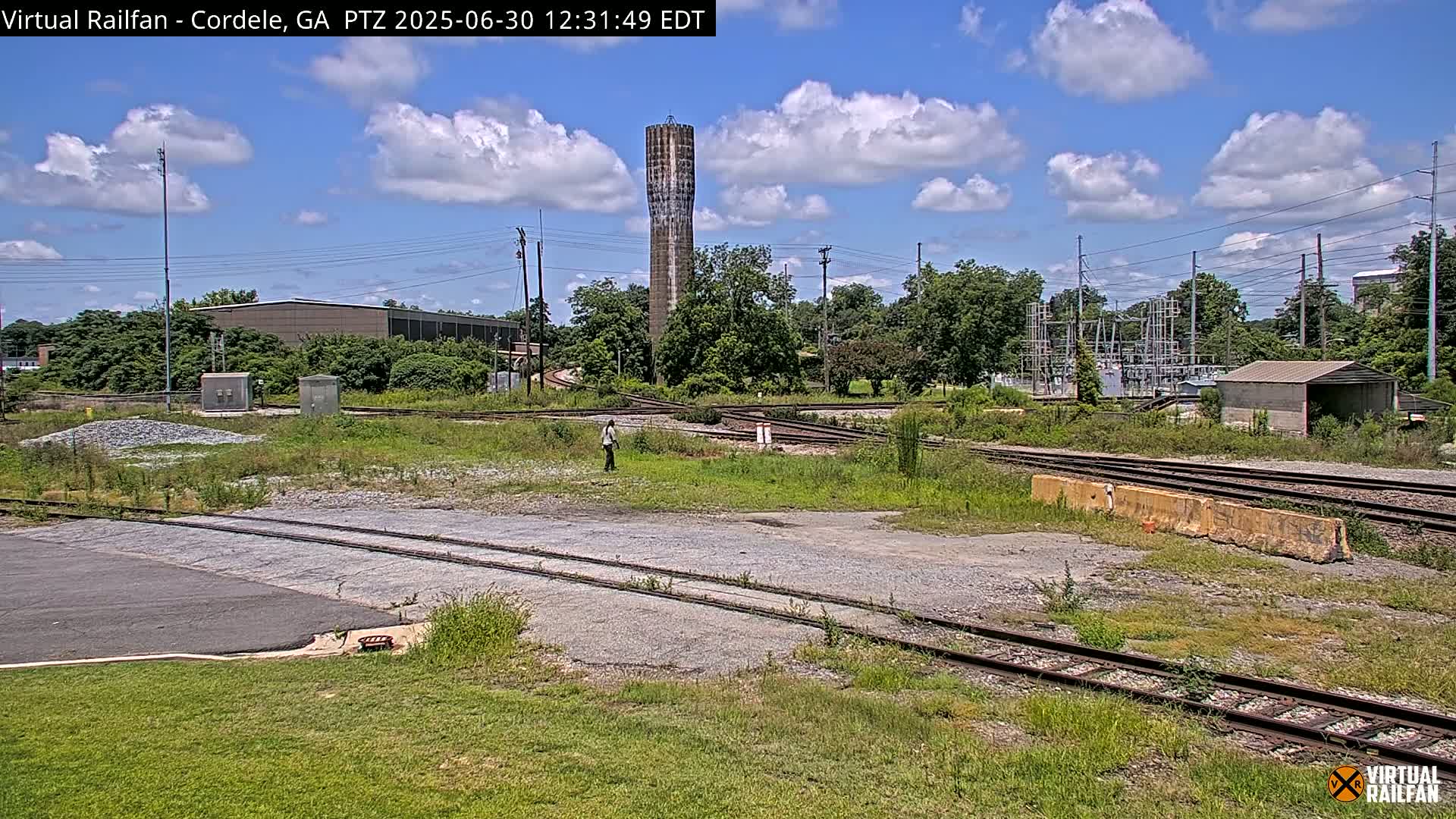 Cordele Railway Park &  CSX/NS&NOG Trains Junction Live Cam - Cordele, Crisp, Georgia, USA | Virtual Railfan  LIVE ! 2025-03-09 23:19