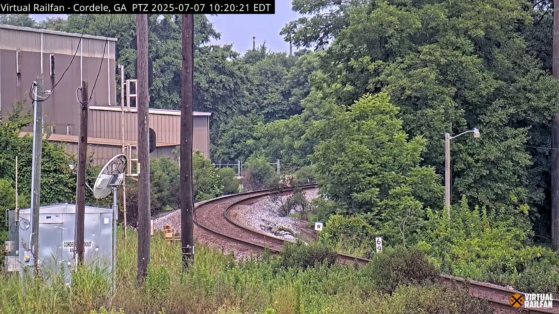 Cordele Railway Park &  CSX/NS&NOG Trains Junction Live Cam - Cordele, Crisp, Georgia, USA | Virtual Railfan  LIVE ! 2025-03-09 23:19