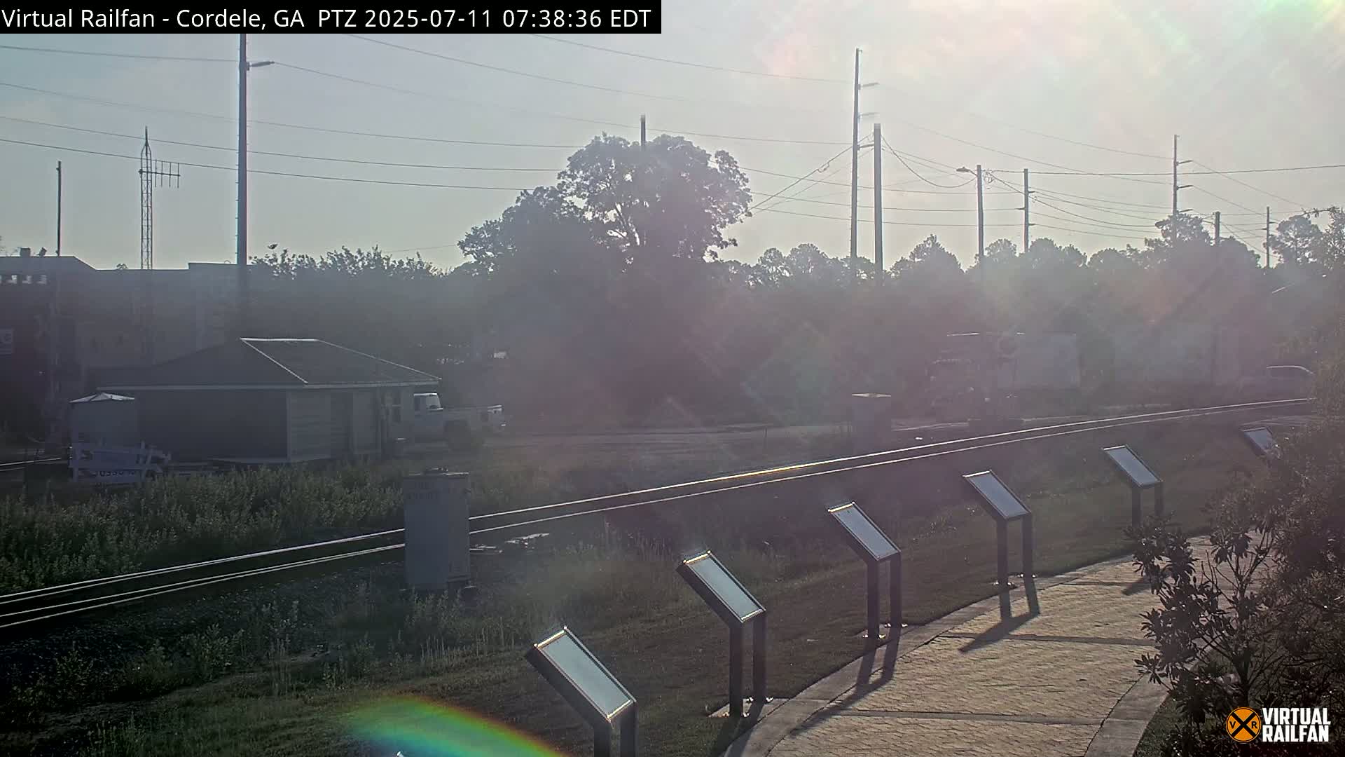 Cordele Railway Park &  CSX/NS&NOG Trains Junction Live Cam - Cordele, Crisp, Georgia, USA | Virtual Railfan  LIVE ! 2025-03-09 23:19