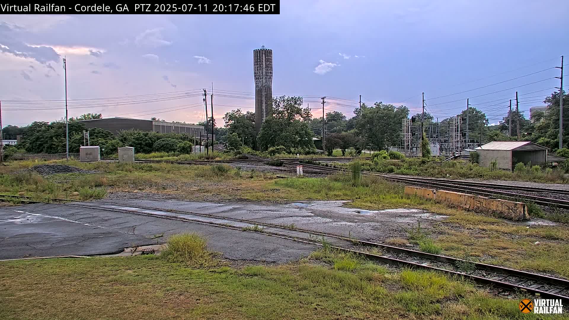 Cordele Railway Park &  CSX/NS&NOG Trains Junction Live Cam - Cordele, Crisp, Georgia, USA | Virtual Railfan  LIVE ! 2025-03-09 23:19