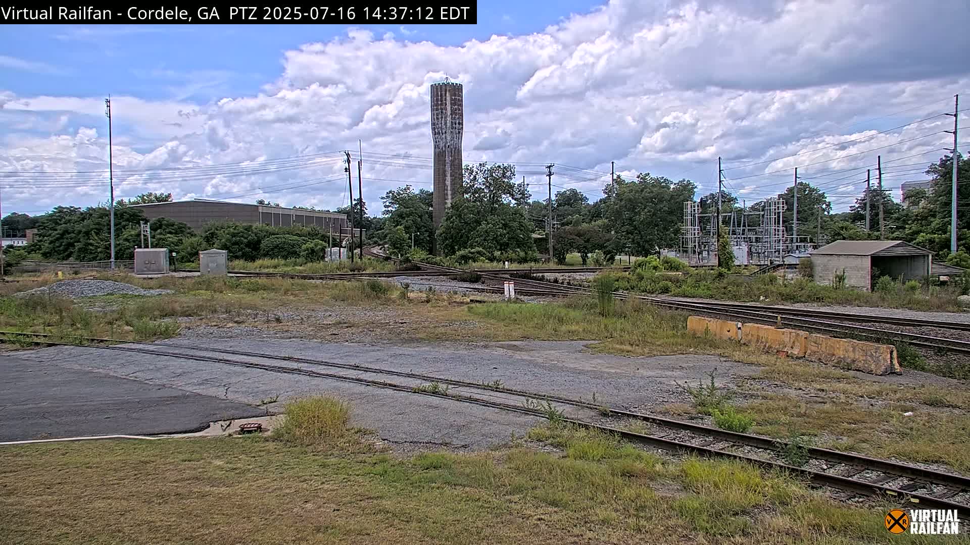 Cordele Railway Park &  CSX/NS&NOG Trains Junction Live Cam - Cordele, Crisp, Georgia, USA | Virtual Railfan  LIVE ! 2025-03-09 23:19