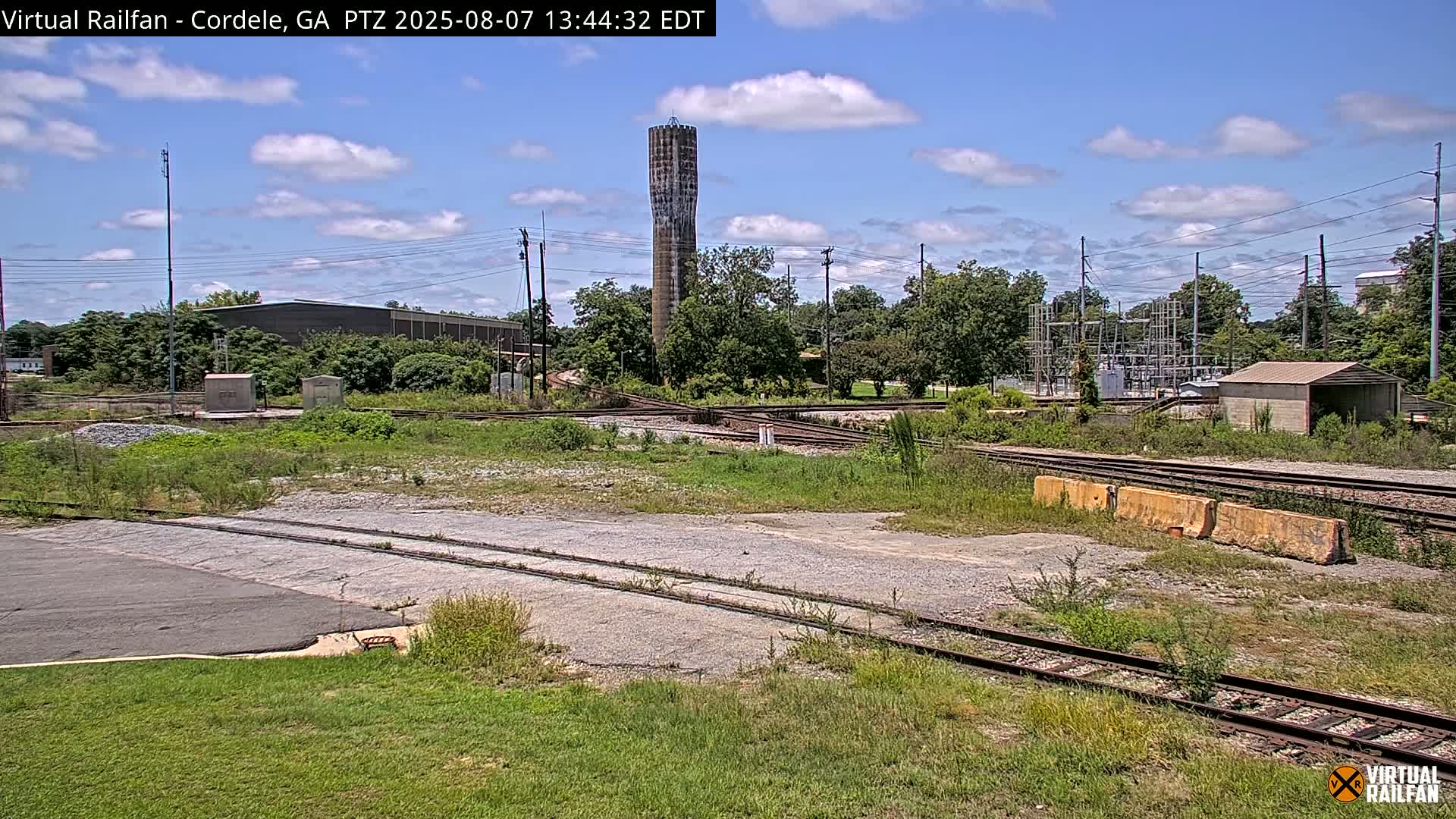 Cordele Railway Park &  CSX/NS&NOG Trains Junction Live Cam - Cordele, Crisp, Georgia, USA | Virtual Railfan  LIVE ! 2025-03-09 23:19