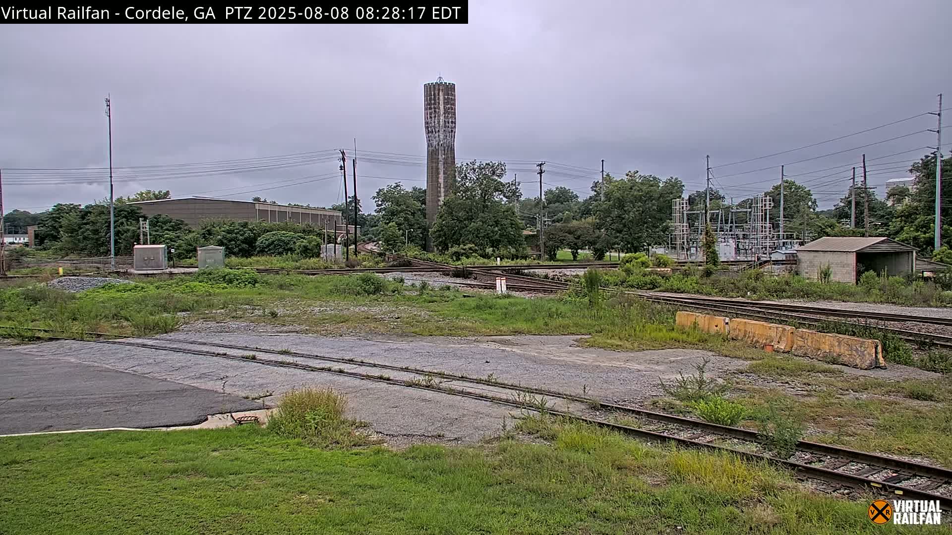 Cordele Railway Park &  CSX/NS&NOG Trains Junction Live Cam - Cordele, Crisp, Georgia, USA | Virtual Railfan  LIVE ! 2025-03-09 23:19