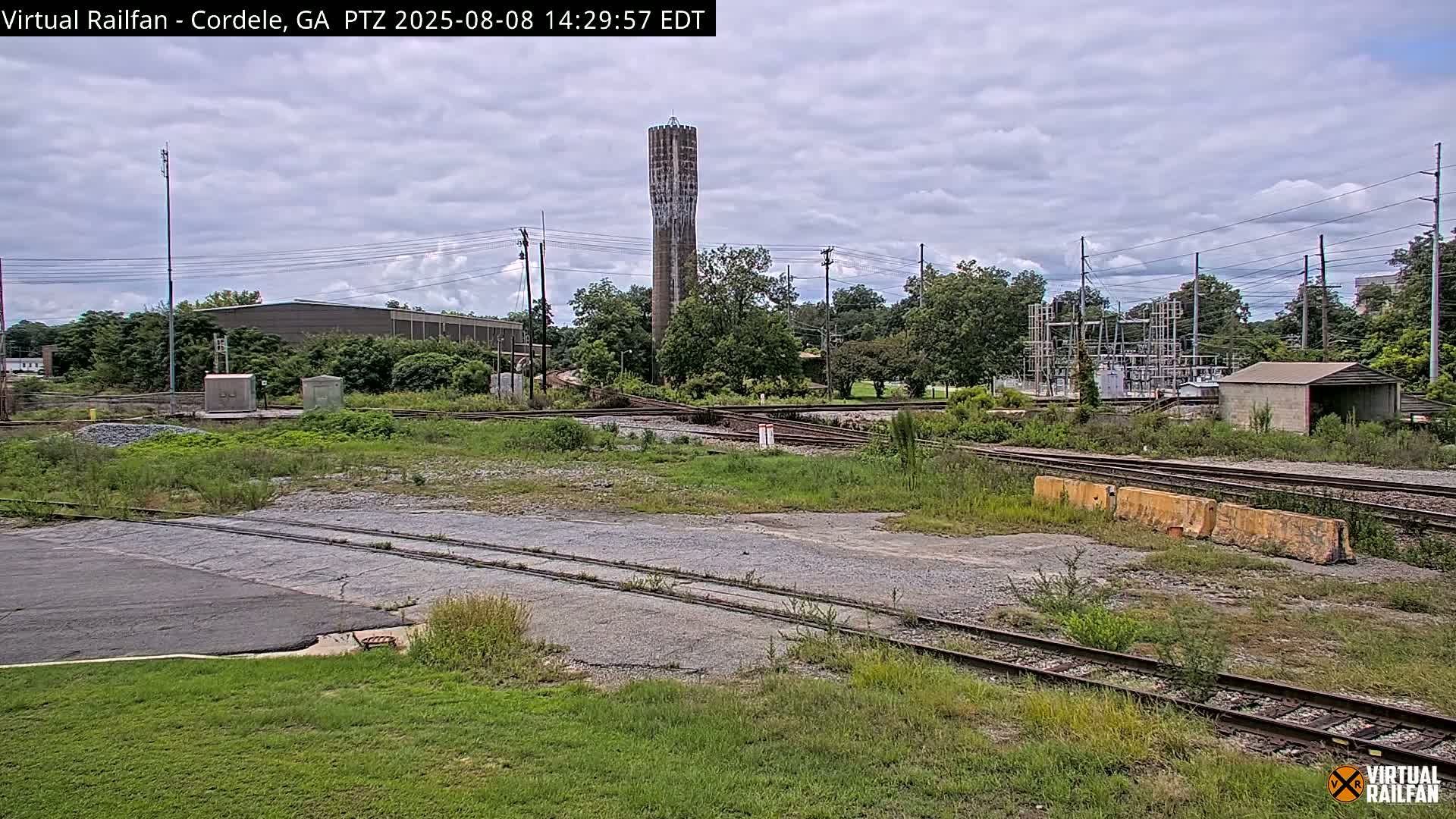 Cordele Railway Park &  CSX/NS&NOG Trains Junction Live Cam - Cordele, Crisp, Georgia, USA | Virtual Railfan  LIVE ! 2025-03-09 23:19