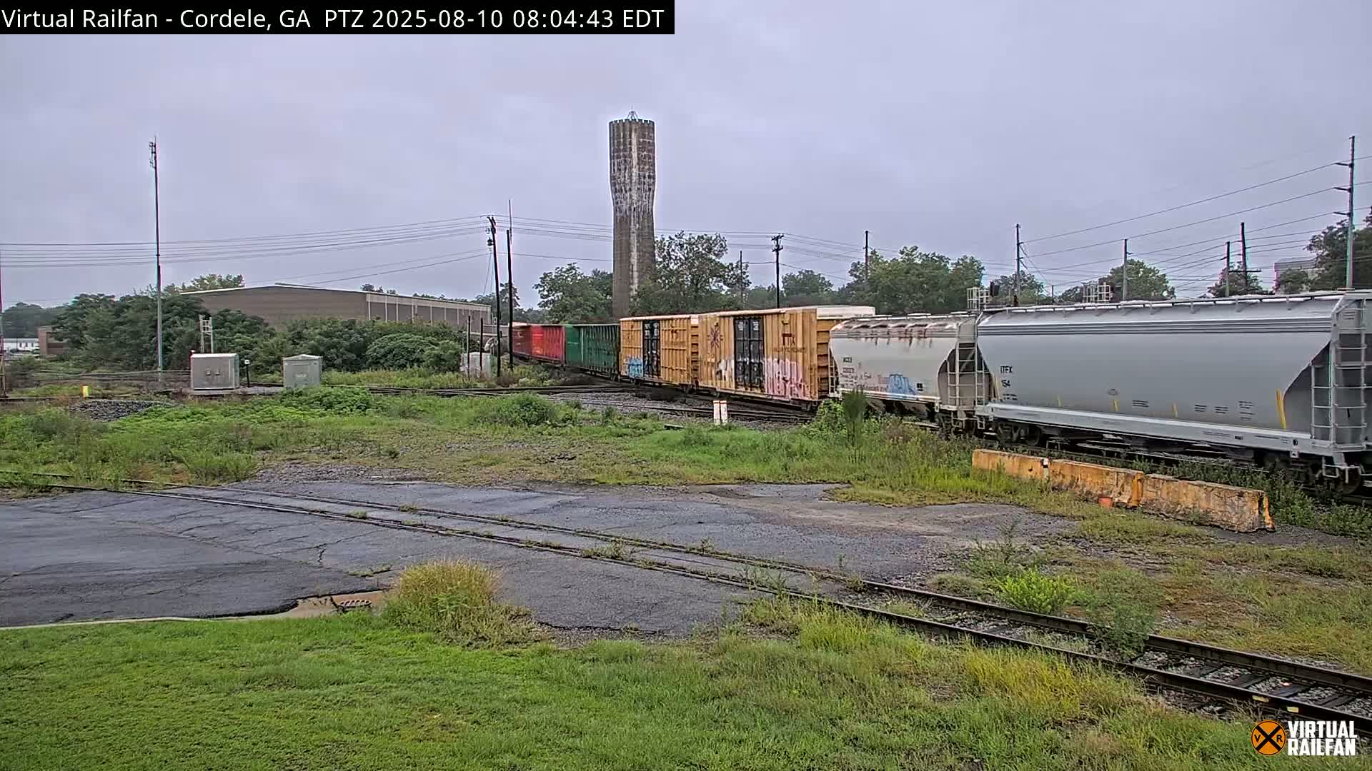 Cordele Railway Park &  CSX/NS&NOG Trains Junction Live Cam - Cordele, Crisp, Georgia, USA | Virtual Railfan  LIVE ! 2025-03-09 23:19