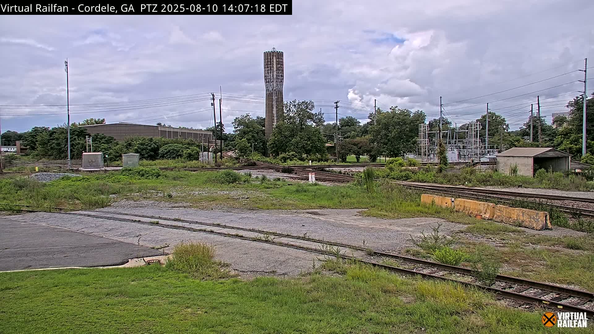 Cordele Railway Park &  CSX/NS&NOG Trains Junction Live Cam - Cordele, Crisp, Georgia, USA | Virtual Railfan  LIVE ! 2025-03-09 23:19