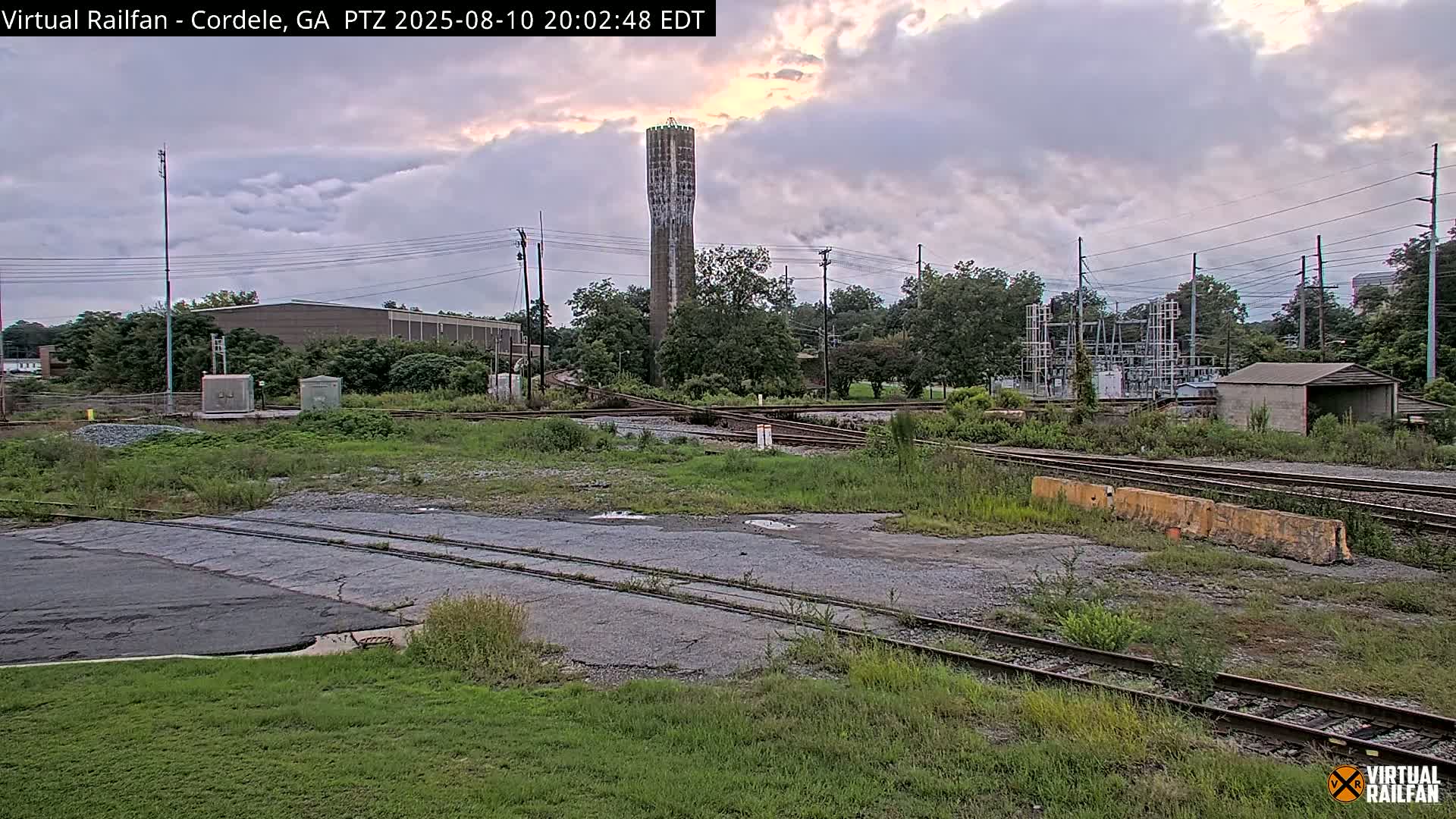 Cordele Railway Park &  CSX/NS&NOG Trains Junction Live Cam - Cordele, Crisp, Georgia, USA | Virtual Railfan  LIVE ! 2025-03-09 23:19
