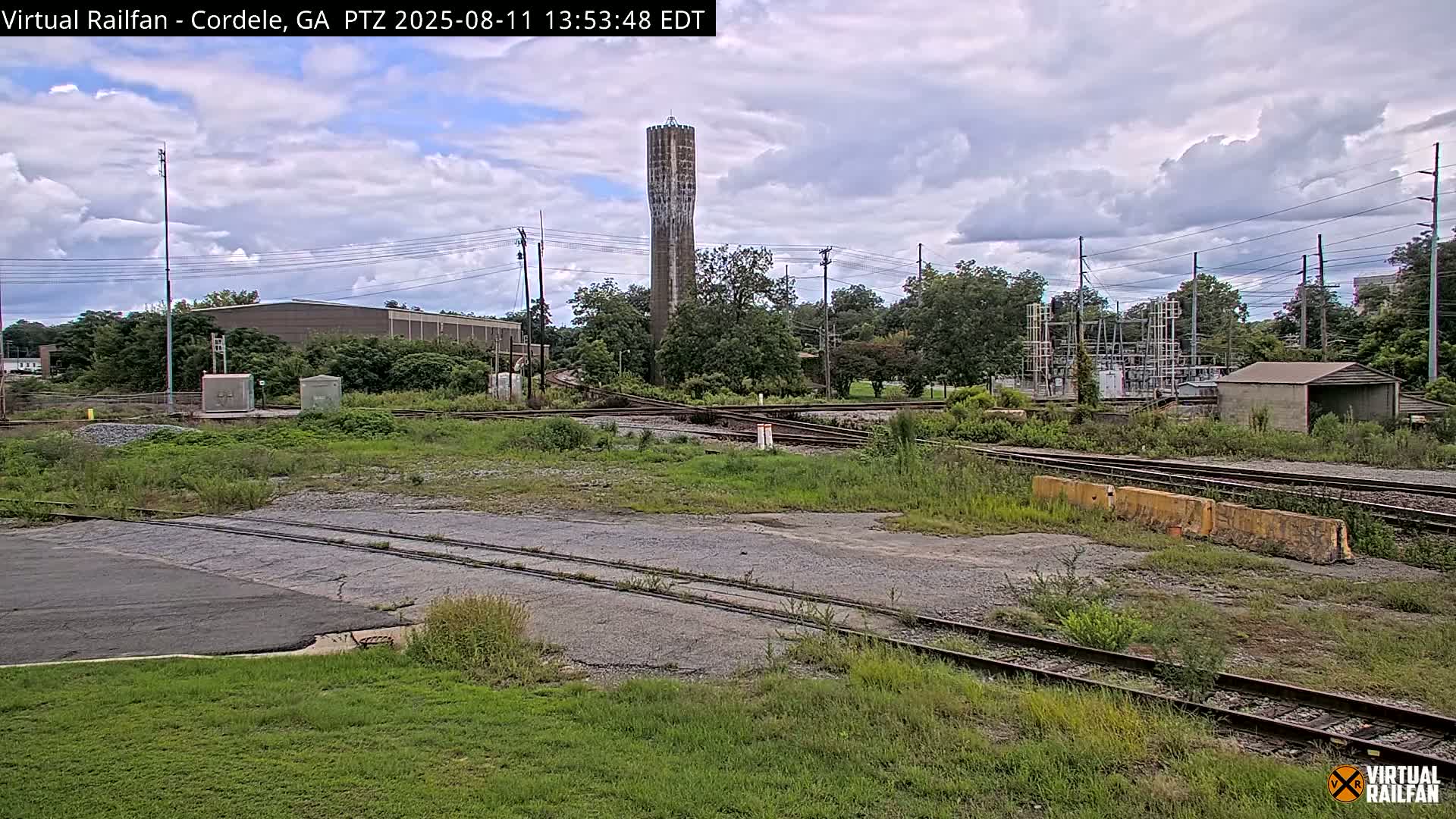 Cordele Railway Park &  CSX/NS&NOG Trains Junction Live Cam - Cordele, Crisp, Georgia, USA | Virtual Railfan  LIVE ! 2025-03-09 23:19