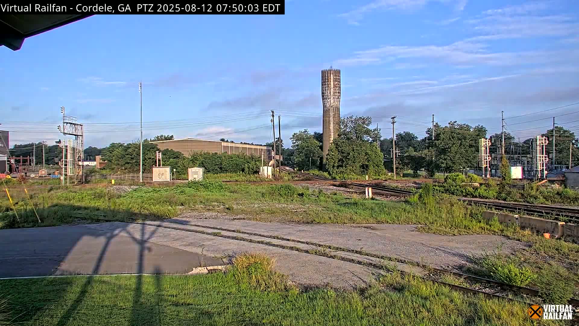 Cordele Railway Park &  CSX/NS&NOG Trains Junction Live Cam - Cordele, Crisp, Georgia, USA | Virtual Railfan  LIVE ! 2025-03-09 23:19