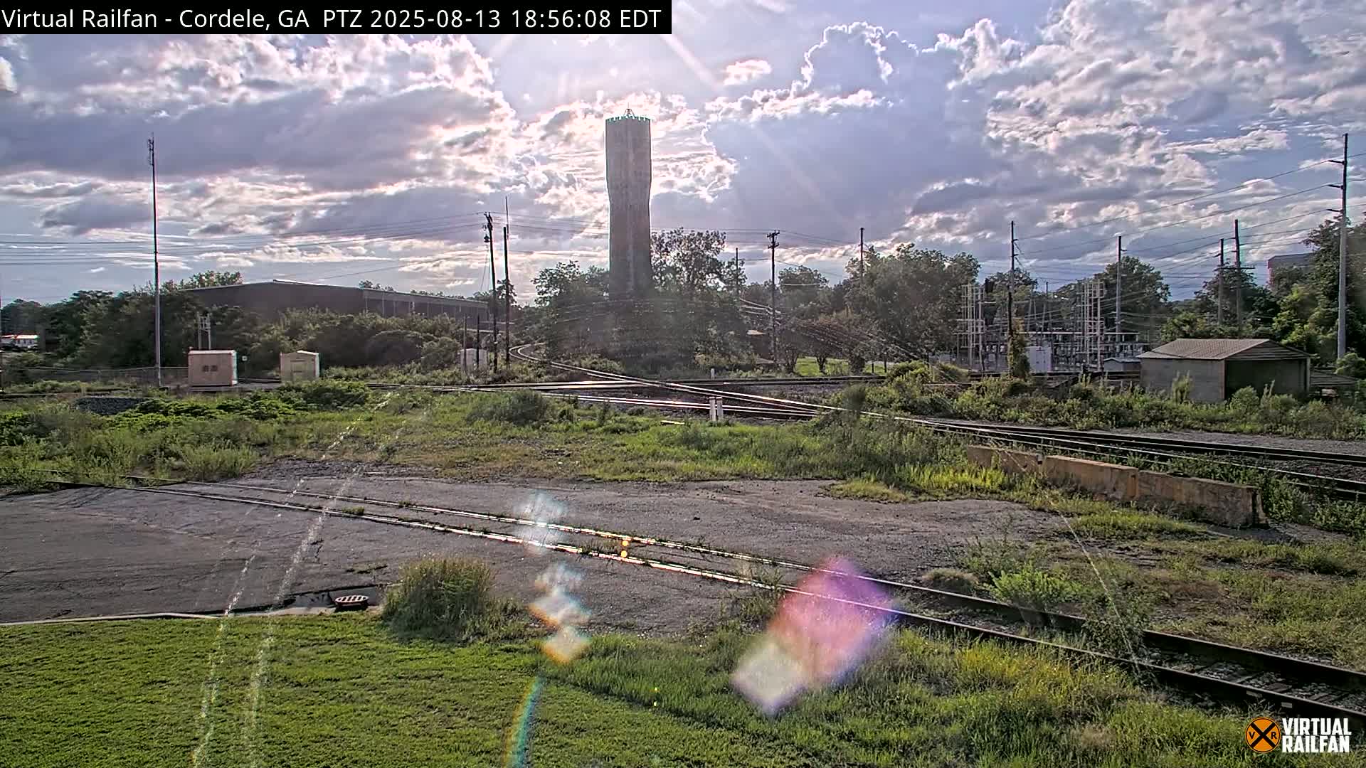 Cordele Railway Park &  CSX/NS&NOG Trains Junction Live Cam - Cordele, Crisp, Georgia, USA | Virtual Railfan  LIVE ! 2025-03-09 23:19