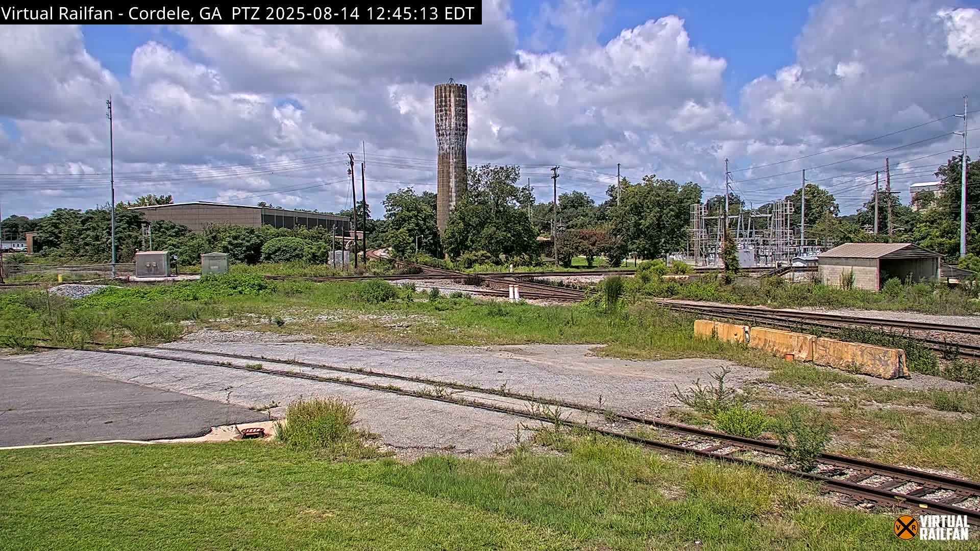 Cordele Railway Park &  CSX/NS&NOG Trains Junction Live Cam - Cordele, Crisp, Georgia, USA | Virtual Railfan  LIVE ! 2025-03-09 23:19