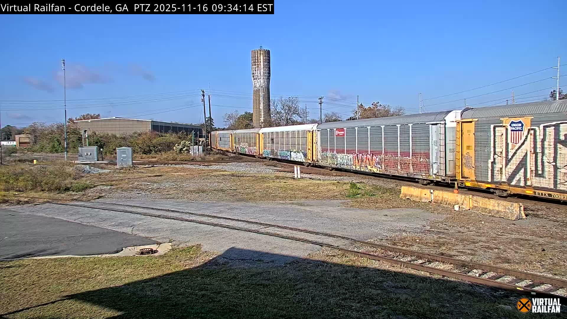 Cordele Railway Park &  CSX/NS&NOG Trains Junction Live Cam - Cordele, Crisp, Georgia, USA | Virtual Railfan  LIVE ! 2025-03-09 23:19