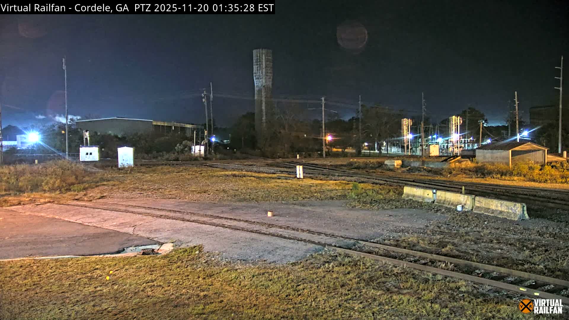 Cordele Railway Park &  CSX/NS&NOG Trains Junction Live Cam - Cordele, Crisp, Georgia, USA