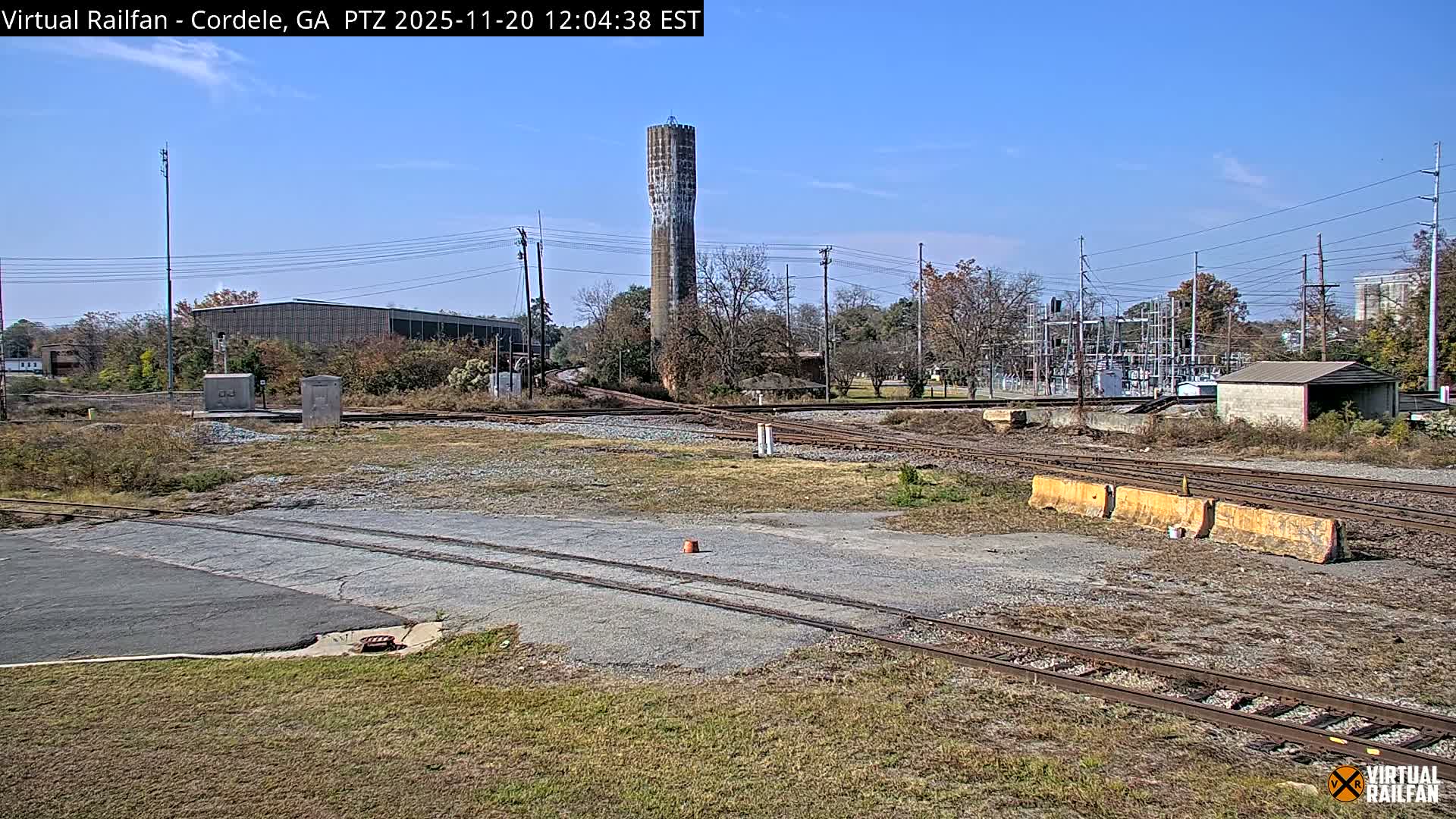 Cordele Railway Park &  CSX/NS&NOG Trains Junction Live Cam - Cordele, Crisp, Georgia, USA