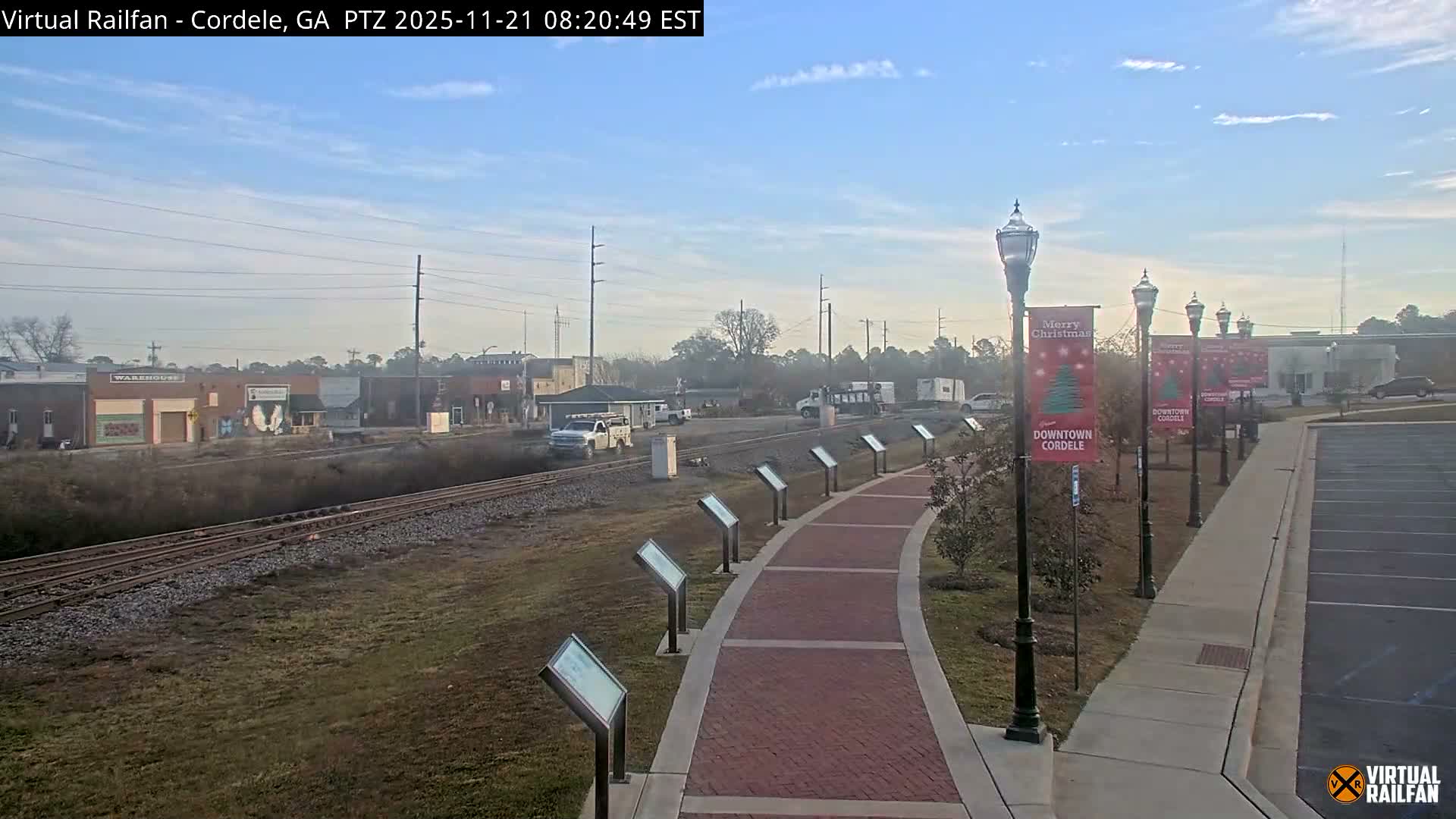 Cordele Railway Park &  CSX/NS&NOG Trains Junction Live Cam - Cordele, Crisp, Georgia, USA
