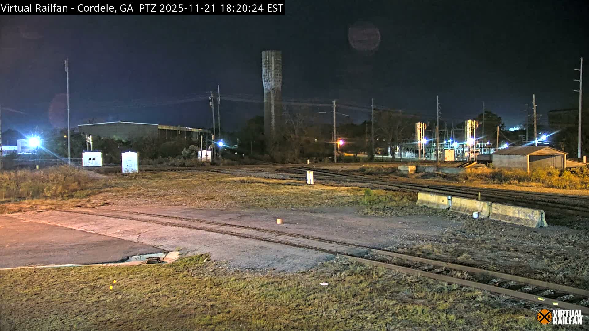 Cordele Railway Park &  CSX/NS&NOG Trains Junction Live Cam - Cordele, Crisp, Georgia, USA