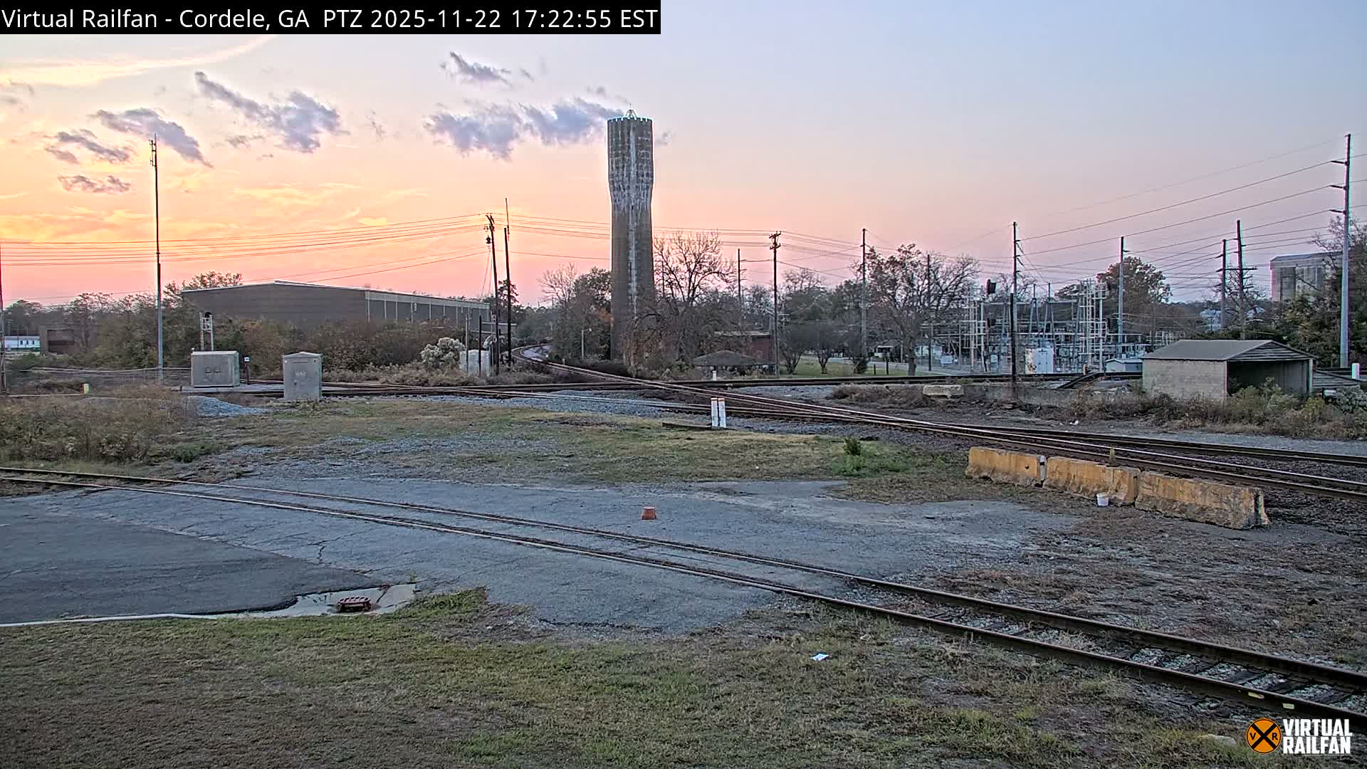 Cordele Railway Park &  CSX/NS&NOG Trains Junction Live Cam - Cordele, Crisp, Georgia, USA