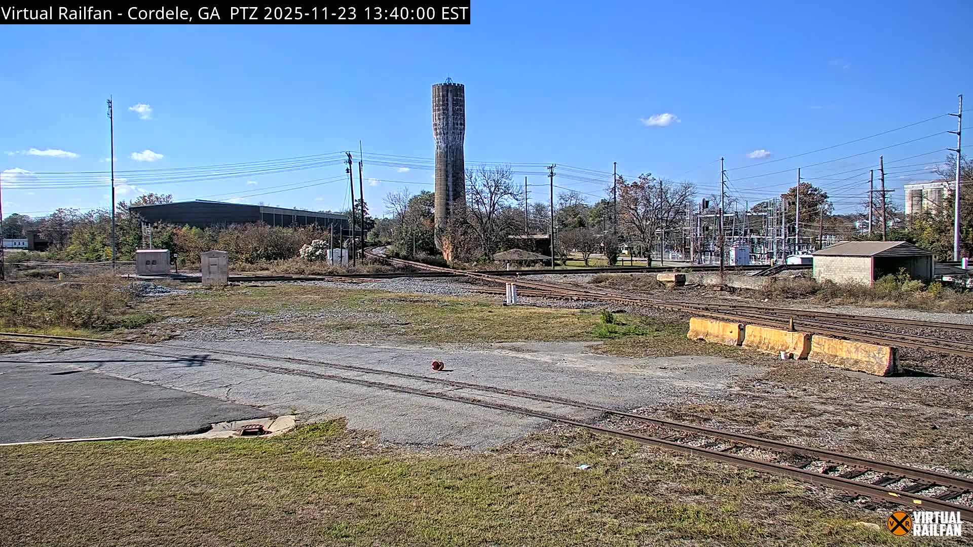 Cordele Railway Park &  CSX/NS&NOG Trains Junction Live Cam - Cordele, Crisp, Georgia, USA
