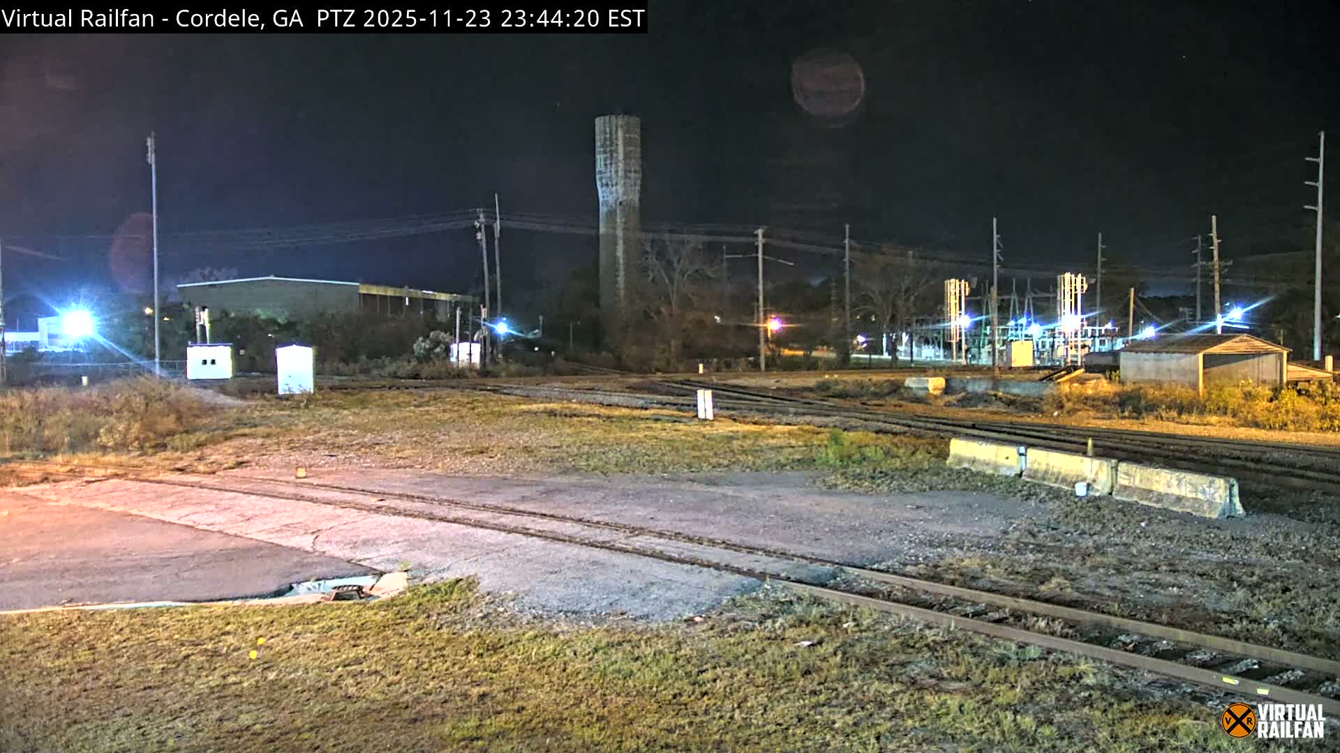 Cordele Railway Park &  CSX/NS&NOG Trains Junction Live Cam - Cordele, Crisp, Georgia, USA