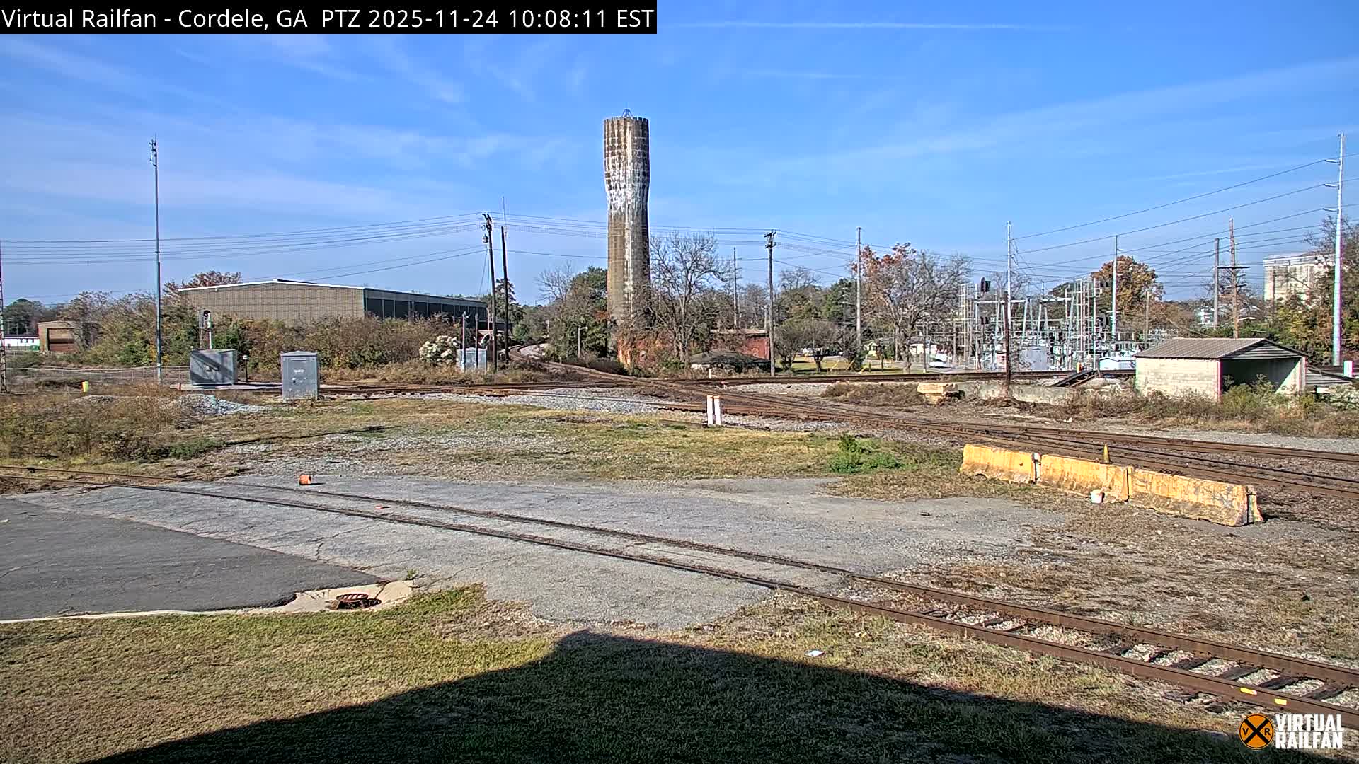Cordele Railway Park &  CSX/NS&NOG Trains Junction Live Cam - Cordele, Crisp, Georgia, USA