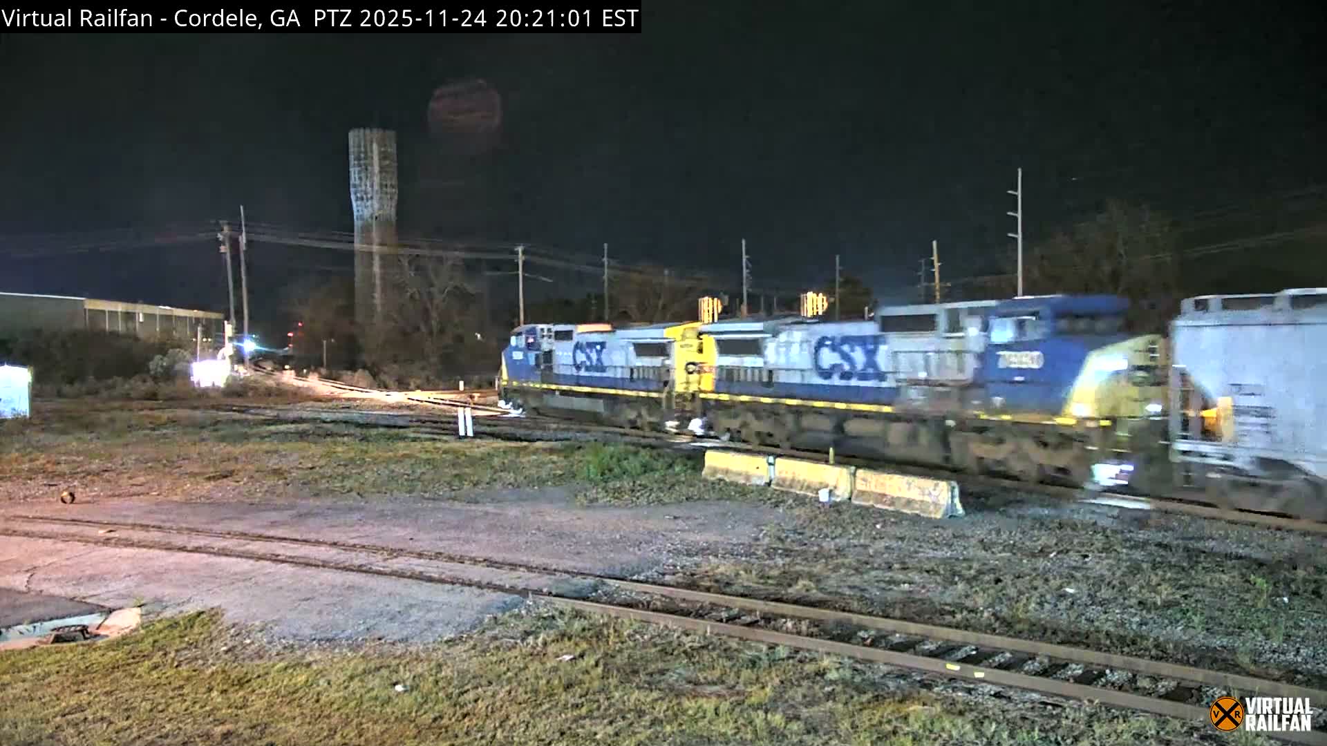 Cordele Railway Park &  CSX/NS&NOG Trains Junction Live Cam - Cordele, Crisp, Georgia, USA