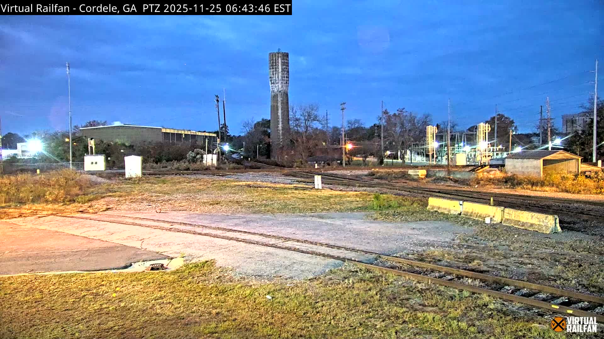 Cordele Railway Park &  CSX/NS&NOG Trains Junction Live Cam - Cordele, Crisp, Georgia, USA