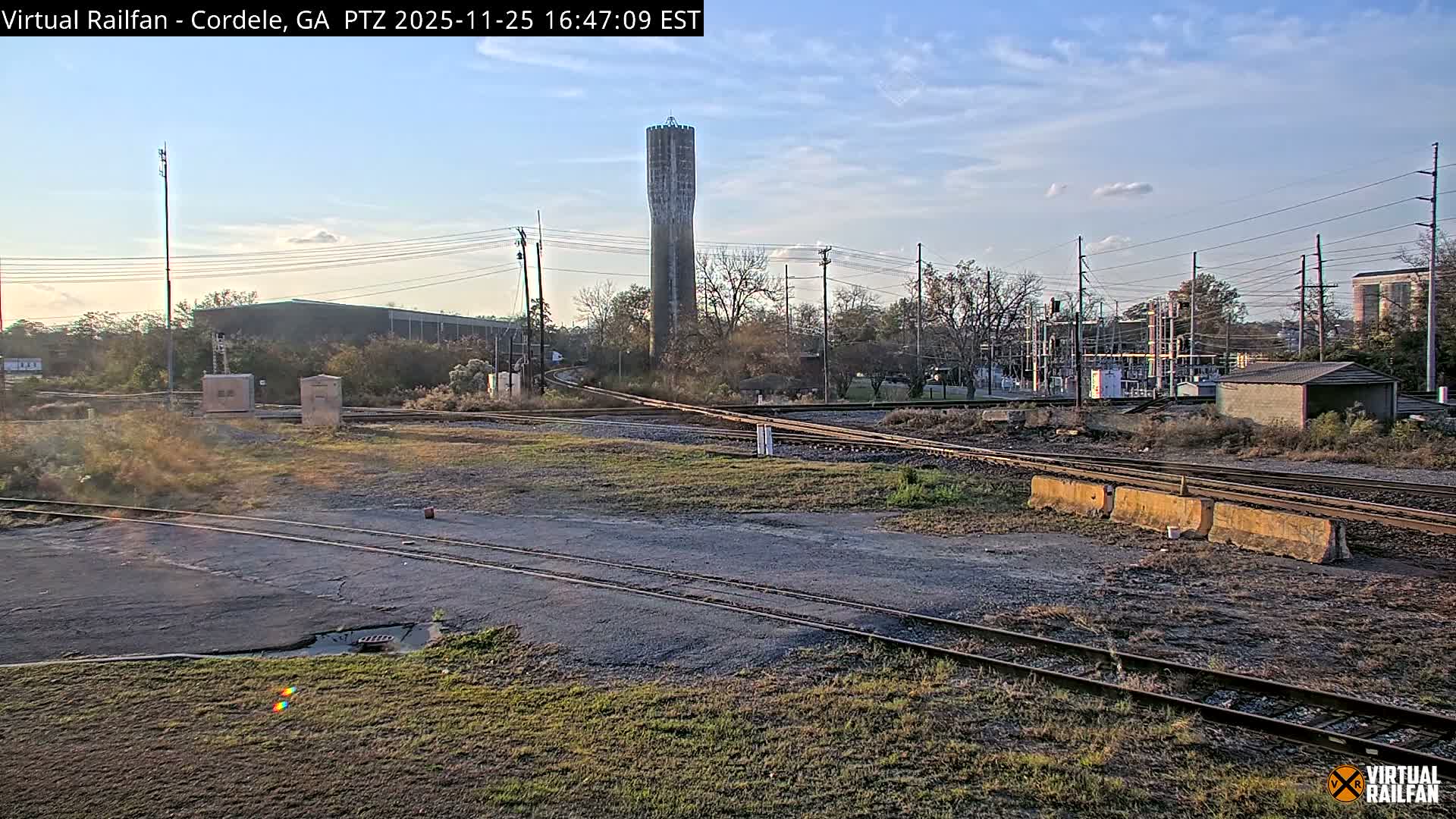 Cordele Railway Park &  CSX/NS&NOG Trains Junction Live Cam - Cordele, Crisp, Georgia, USA