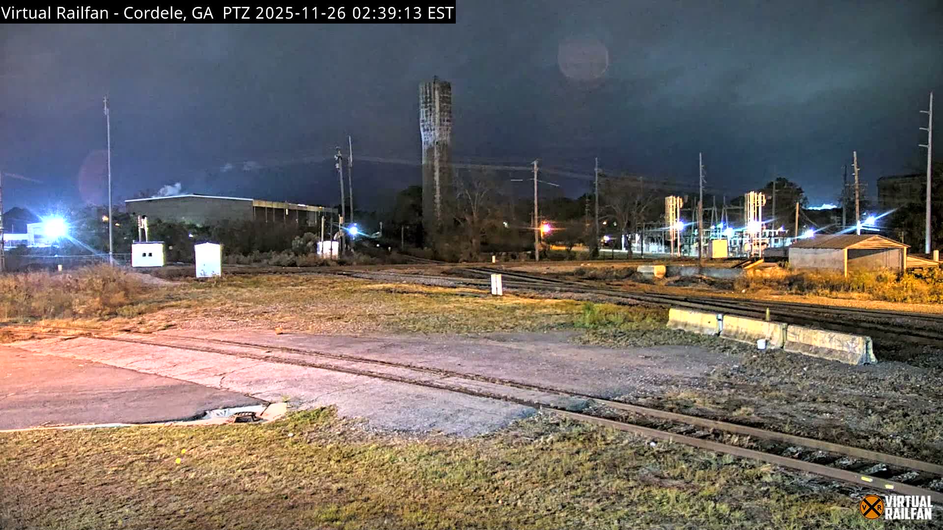 Cordele Railway Park &  CSX/NS&NOG Trains Junction Live Cam - Cordele, Crisp, Georgia, USA