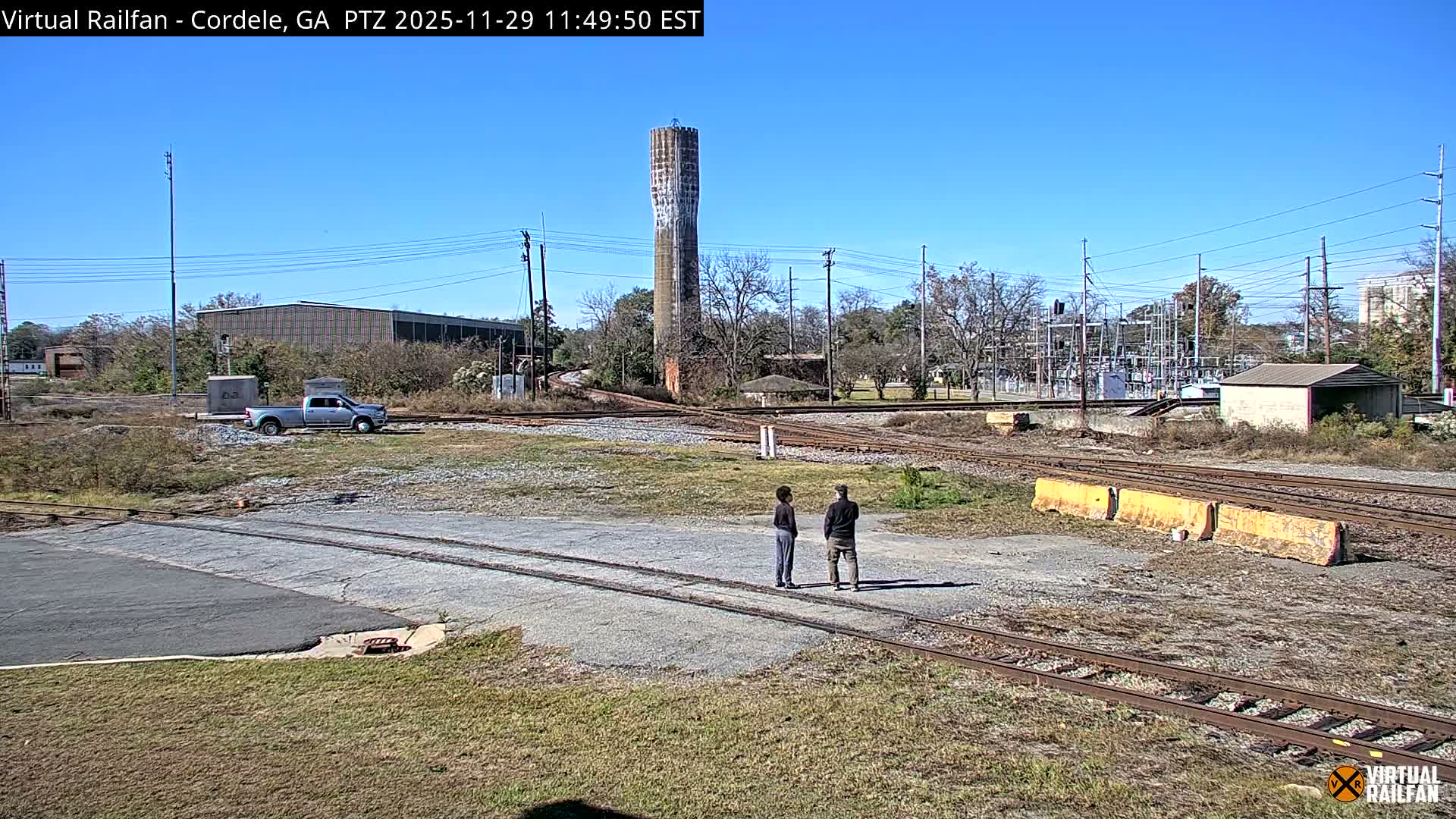 Cordele Railway Park &  CSX/NS&NOG Trains Junction Live Cam - Cordele, Crisp, Georgia, USA