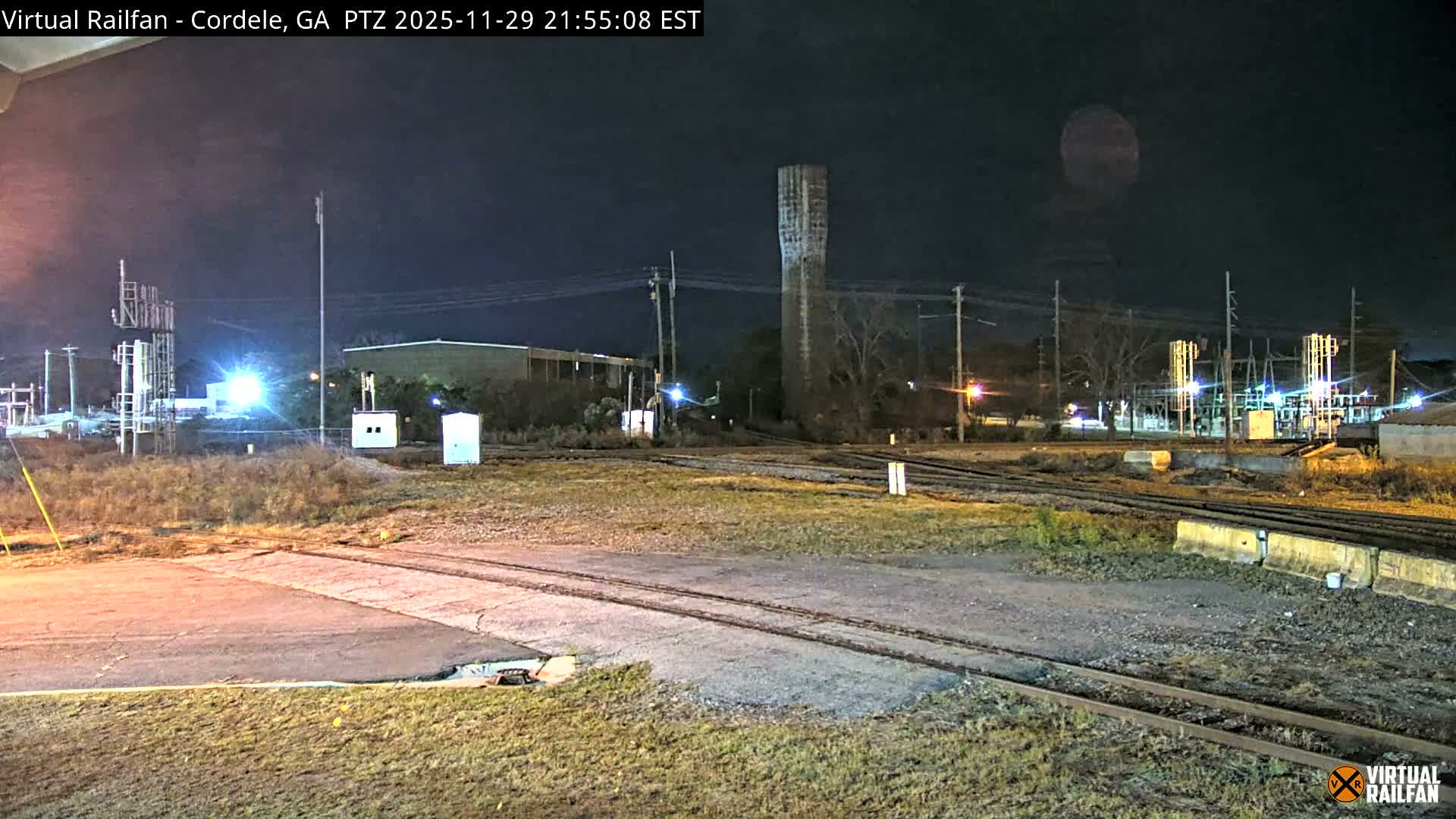 Cordele Railway Park &  CSX/NS&NOG Trains Junction Live Cam - Cordele, Crisp, Georgia, USA