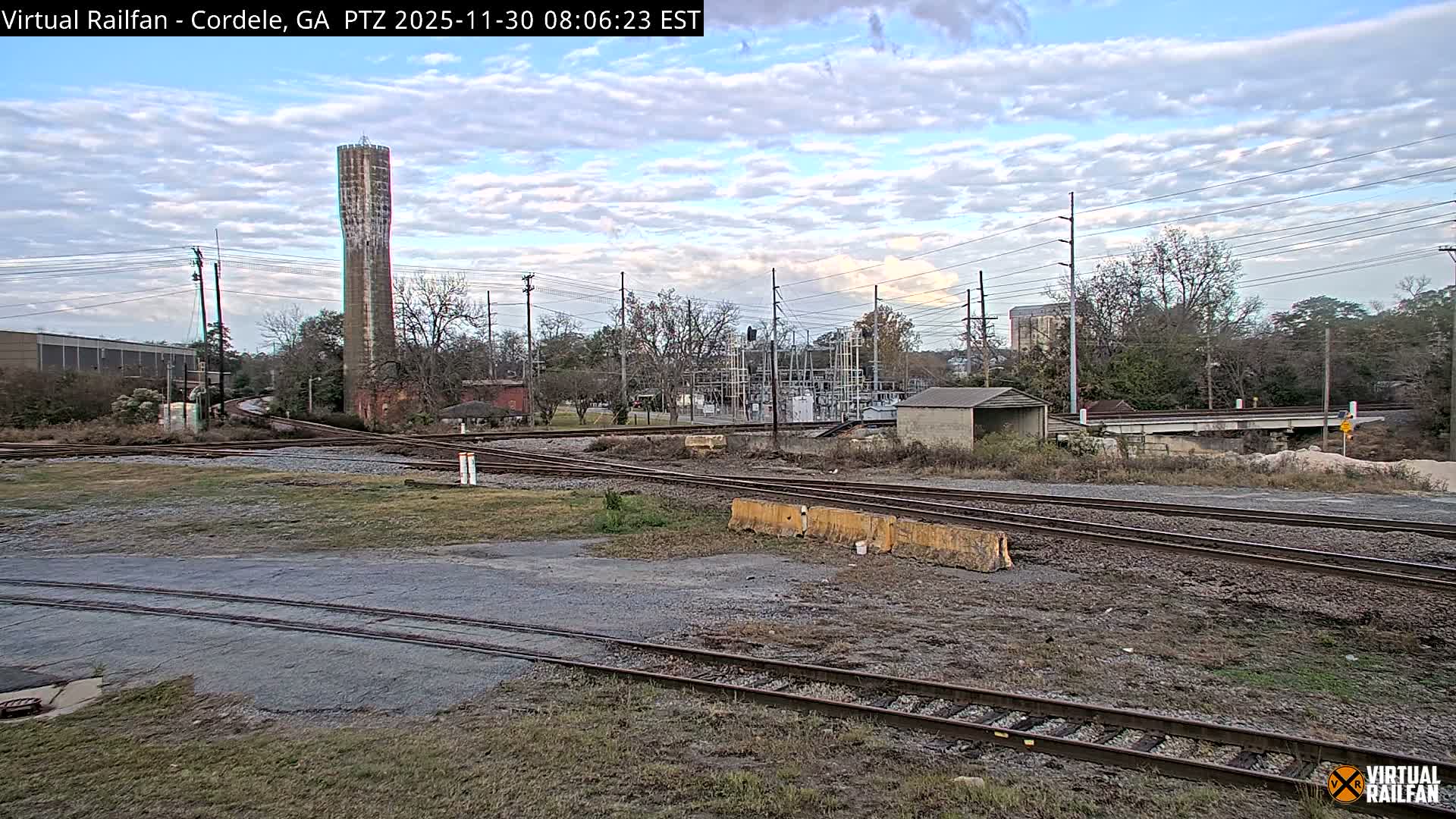 Cordele Railway Park &  CSX/NS&NOG Trains Junction Live Cam - Cordele, Crisp, Georgia, USA