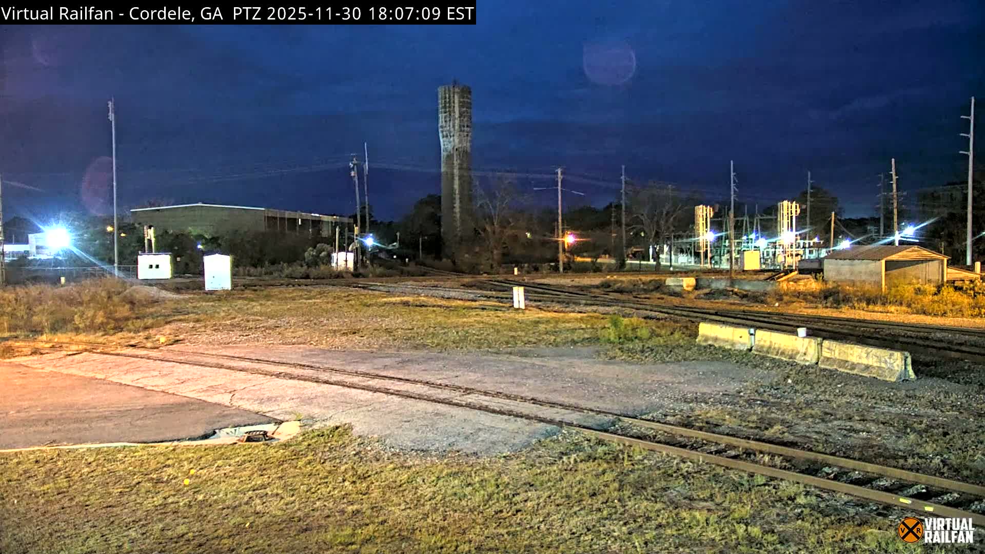 Cordele Railway Park &  CSX/NS&NOG Trains Junction Live Cam - Cordele, Crisp, Georgia, USA
