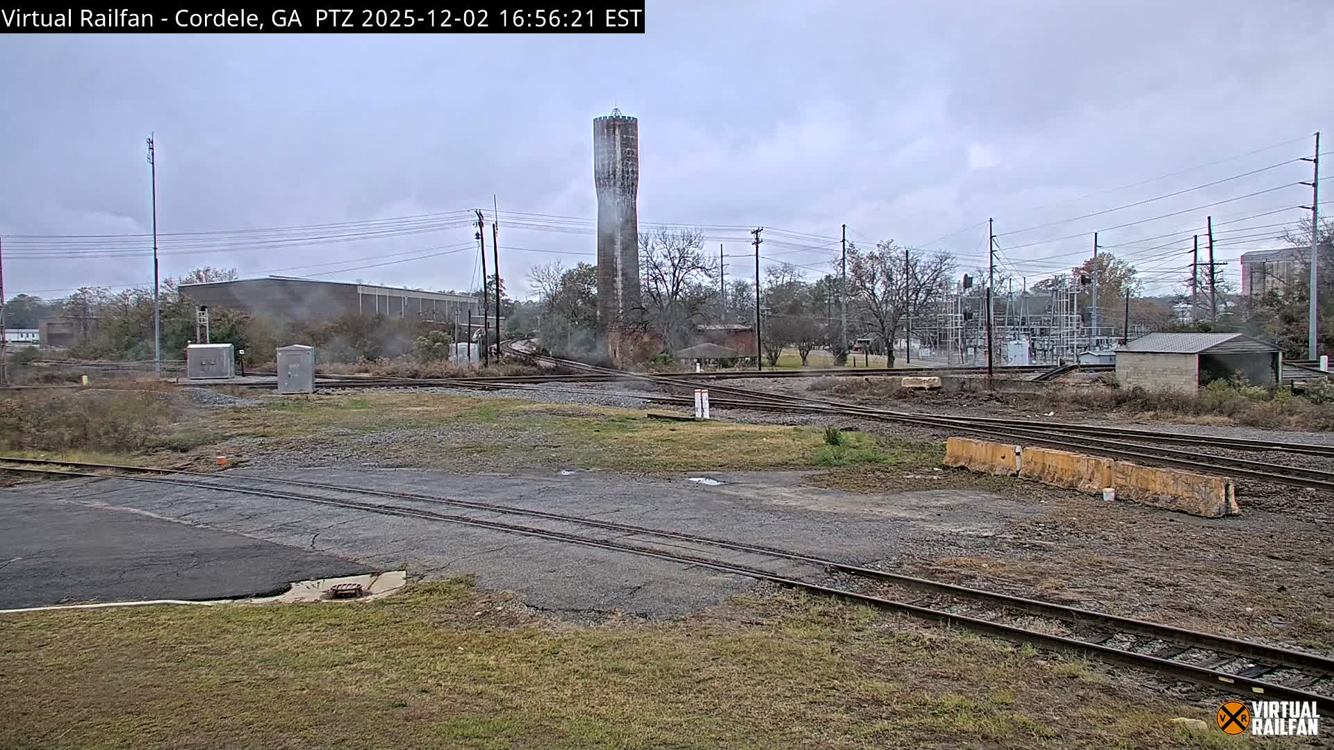 Cordele Railway Park &  CSX/NS&NOG Trains Junction Live Cam - Cordele, Crisp, Georgia, USA