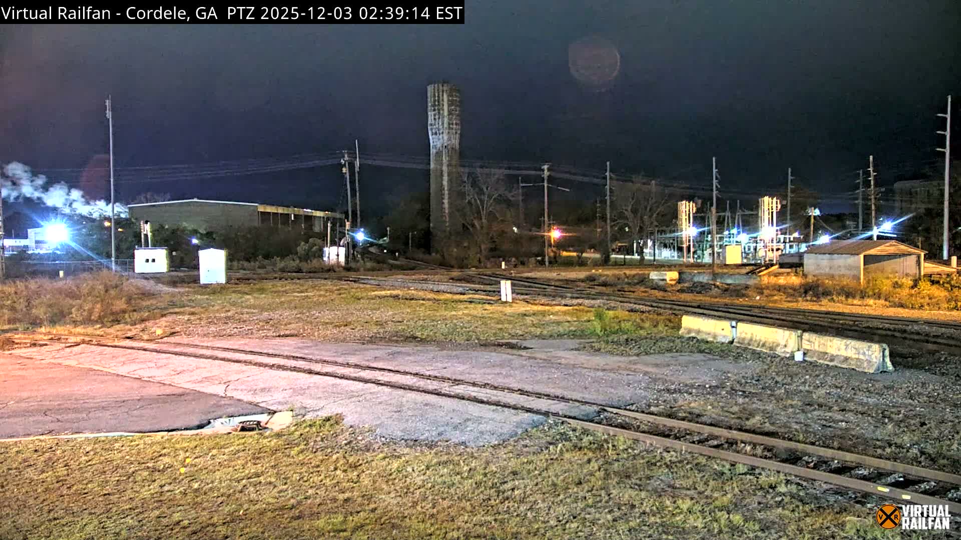 Cordele Railway Park &  CSX/NS&NOG Trains Junction Live Cam - Cordele, Crisp, Georgia, USA