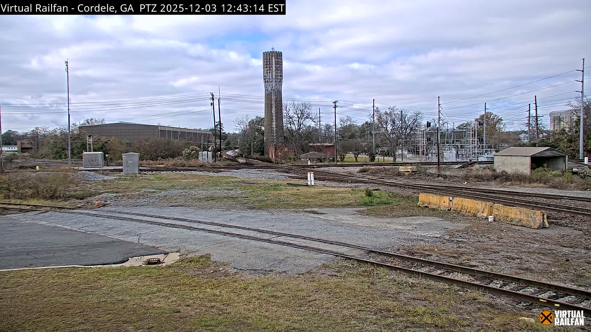 Cordele Railway Park &  CSX/NS&NOG Trains Junction Live Cam - Cordele, Crisp, Georgia, USA