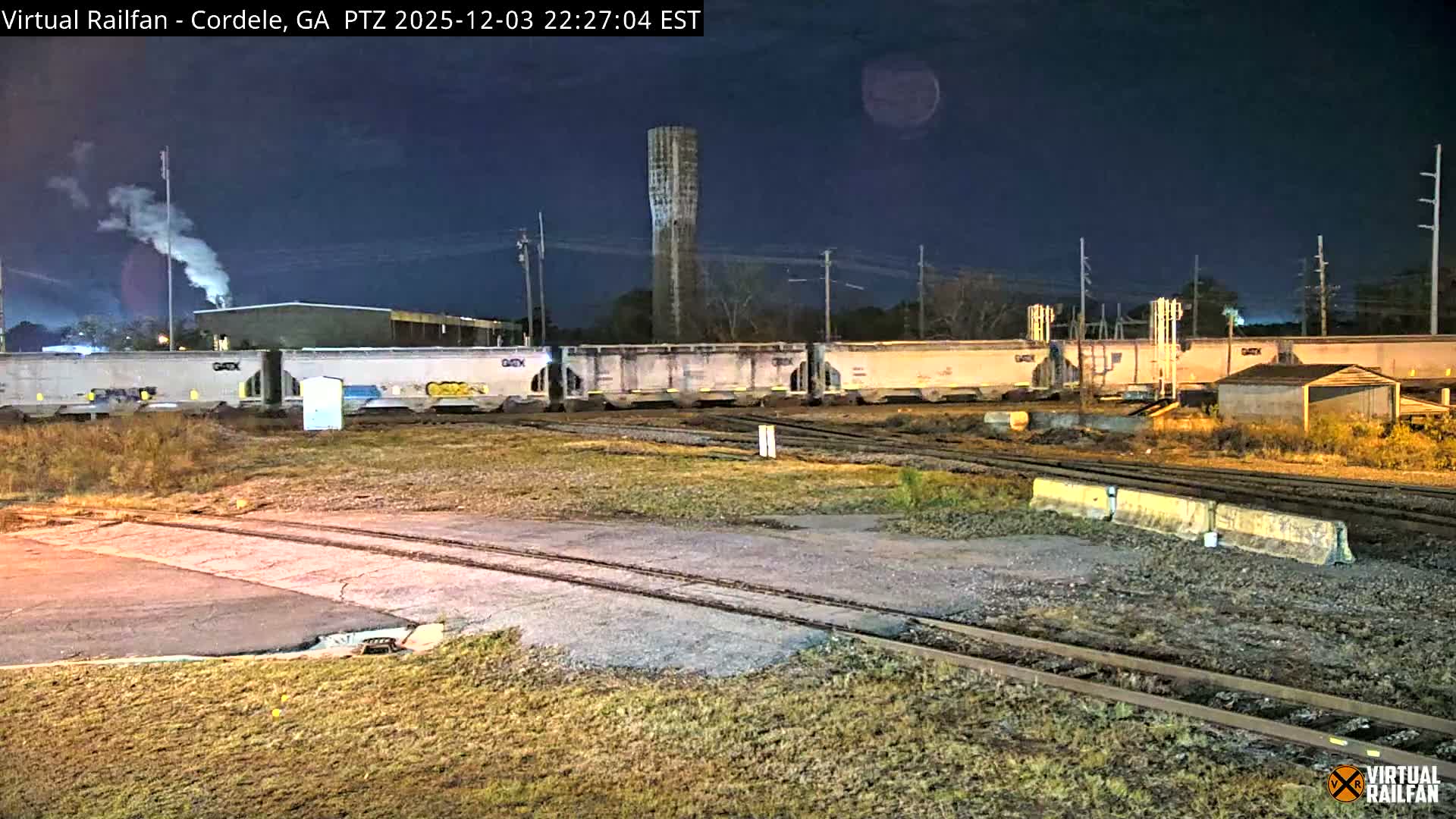 Cordele Railway Park &  CSX/NS&NOG Trains Junction Live Cam - Cordele, Crisp, Georgia, USA