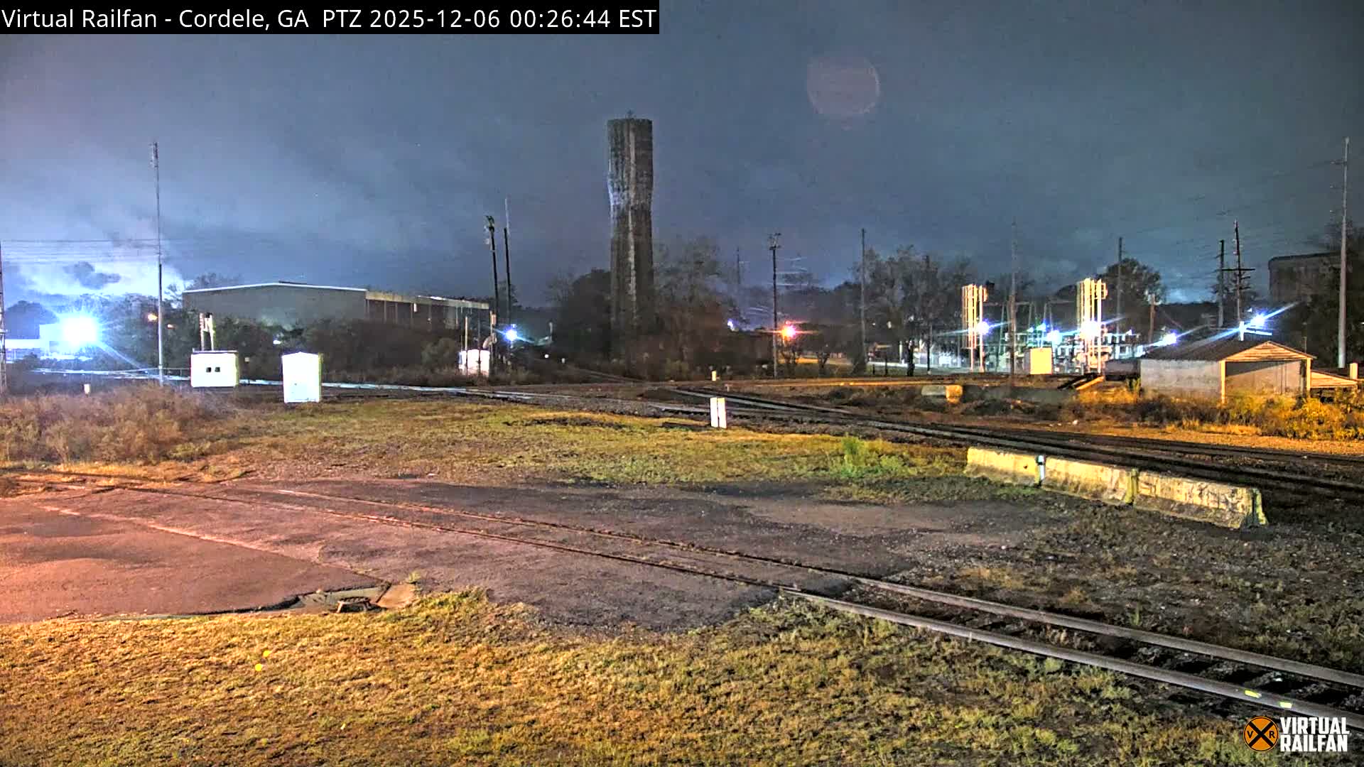 Cordele Railway Park &  CSX/NS&NOG Trains Junction Live Cam - Cordele, Crisp, Georgia, USA