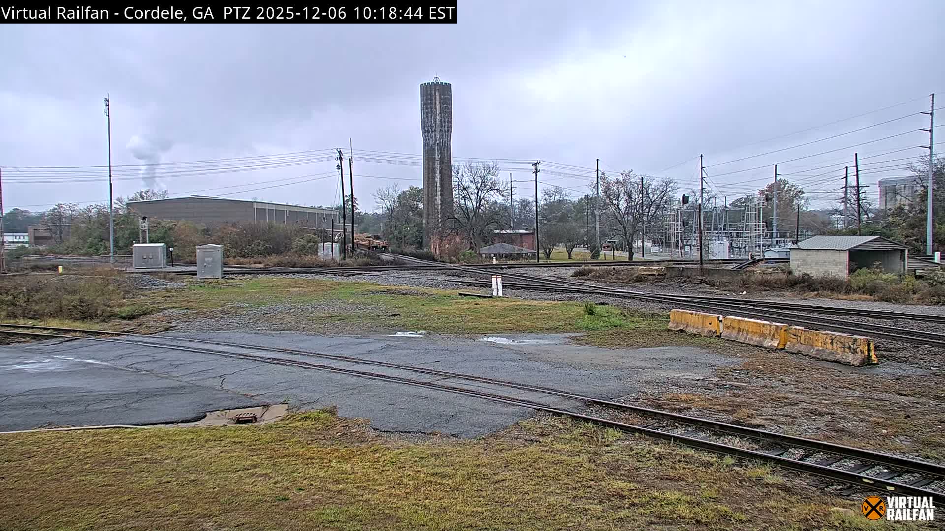 Cordele Railway Park &  CSX/NS&NOG Trains Junction Live Cam - Cordele, Crisp, Georgia, USA