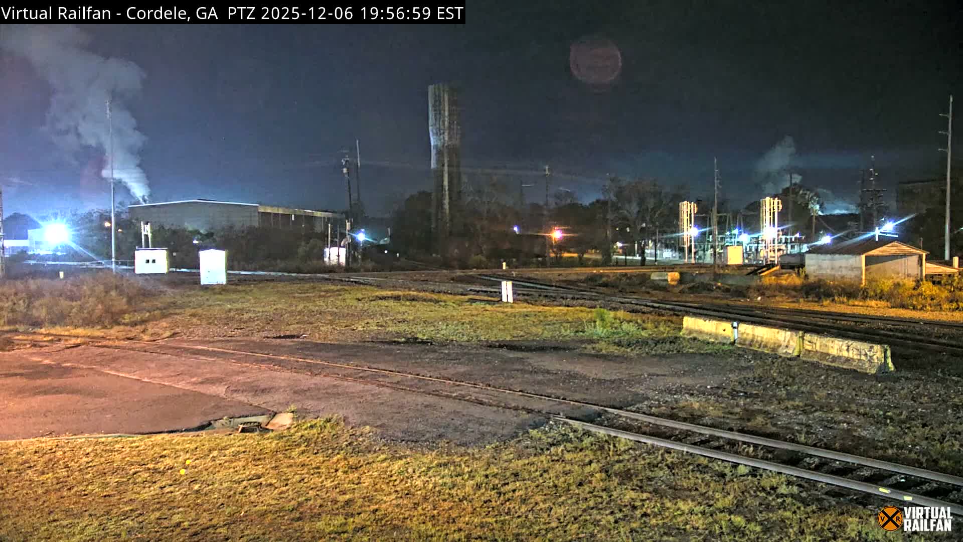 Cordele Railway Park &  CSX/NS&NOG Trains Junction Live Cam - Cordele, Crisp, Georgia, USA