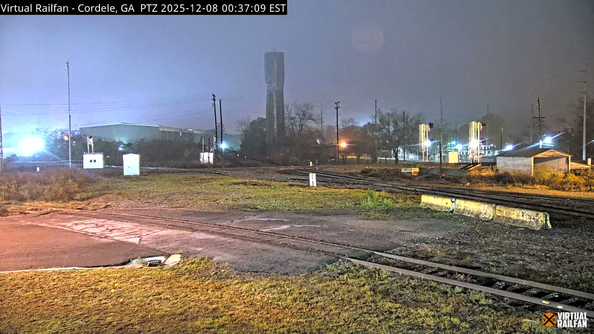 Cordele Railway Park &  CSX/NS&NOG Trains Junction Live Cam - Cordele, Crisp, Georgia, USA