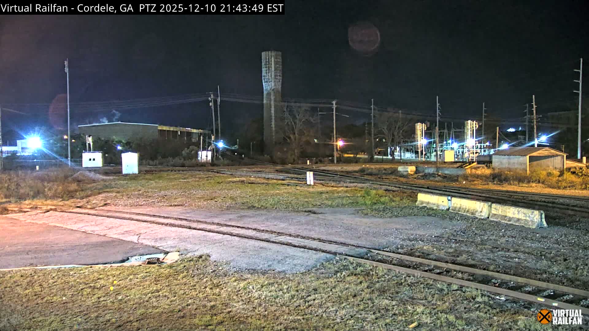 Cordele Railway Park &  CSX/NS&NOG Trains Junction Live Cam - Cordele, Crisp, Georgia, USA