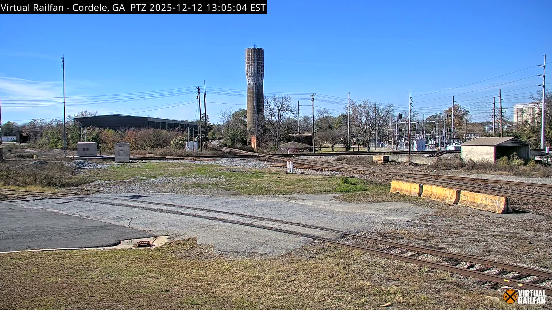 Cordele Railway Park &  CSX/NS&NOG Trains Junction Live Cam - Cordele, Crisp, Georgia, USA