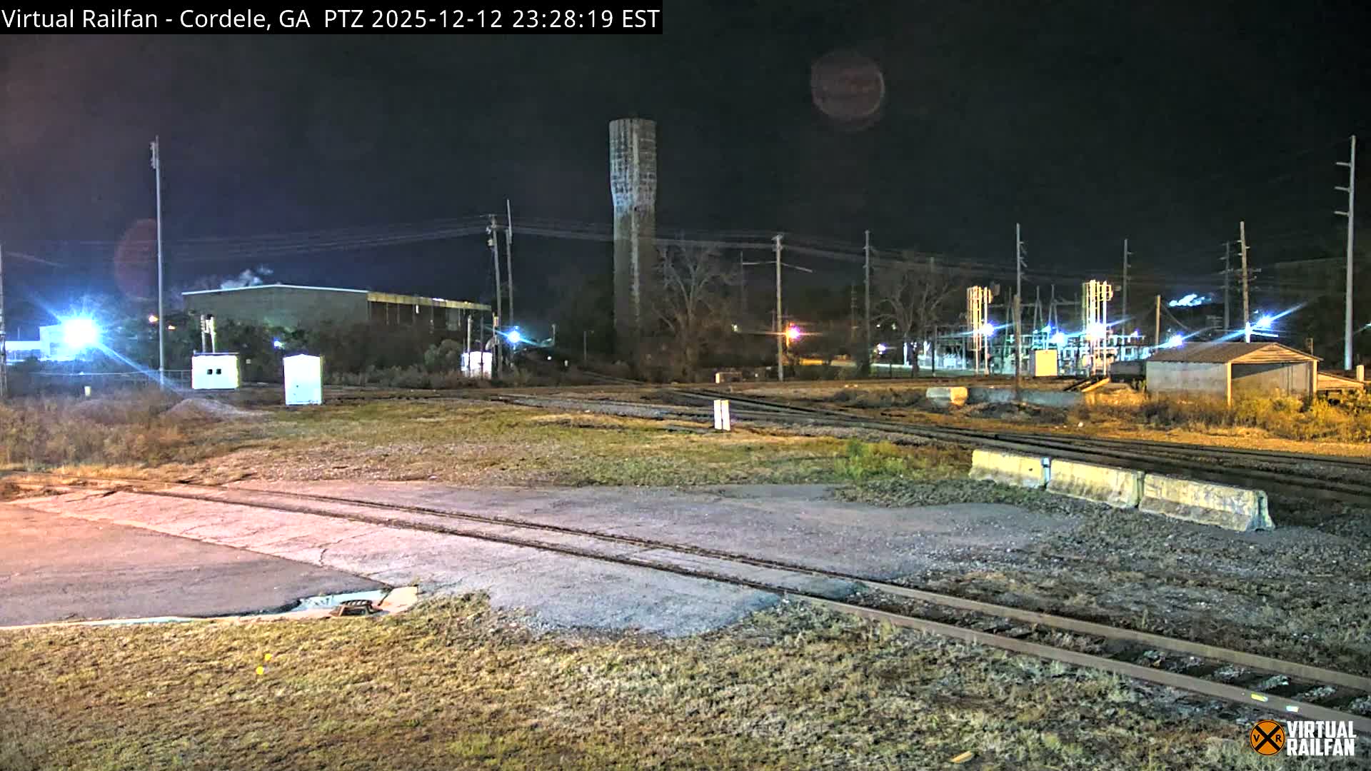 Cordele Railway Park &  CSX/NS&NOG Trains Junction Live Cam - Cordele, Crisp, Georgia, USA