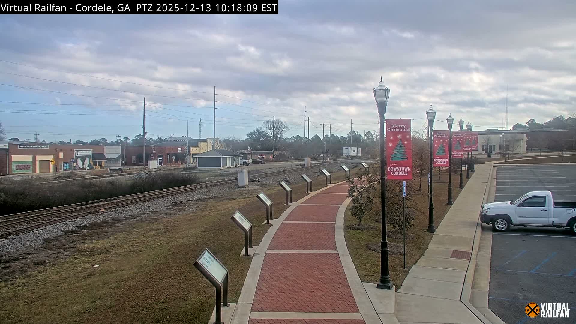 Cordele Railway Park &  CSX/NS&NOG Trains Junction Live Cam - Cordele, Crisp, Georgia, USA