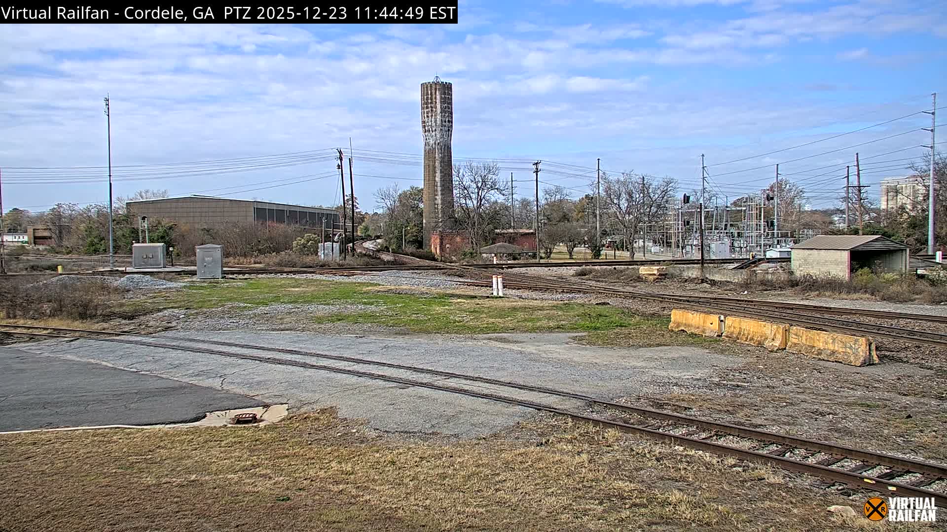 Cordele Railway Park &  CSX/NS&NOG Trains Junction Live Cam - Cordele, Crisp, Georgia, USA